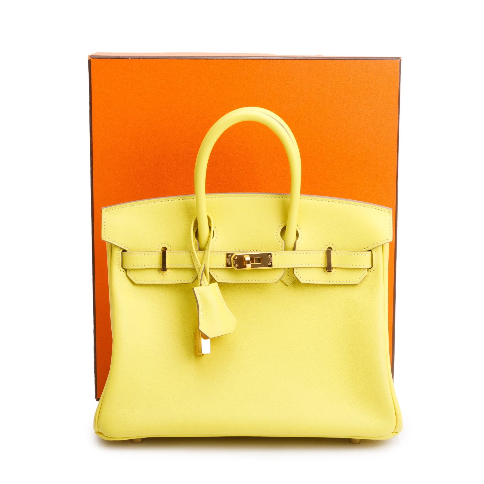 Hermes 2020 Lime Veau Swift Birkin 25 w/ Box