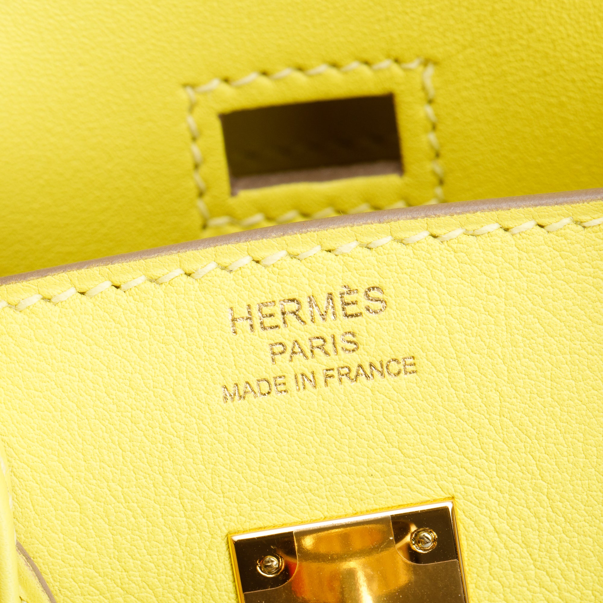 Hermes 2020 Lime Veau Swift Birkin 25 w/ Box
