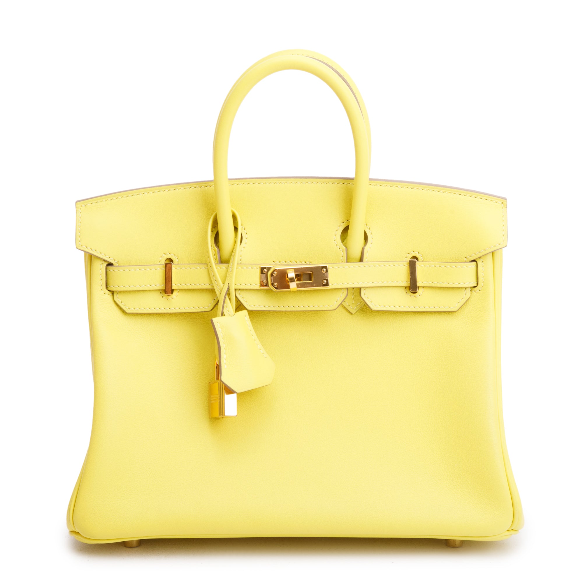 Hermes 2020 Lime Veau Swift Birkin 25 w/ Box