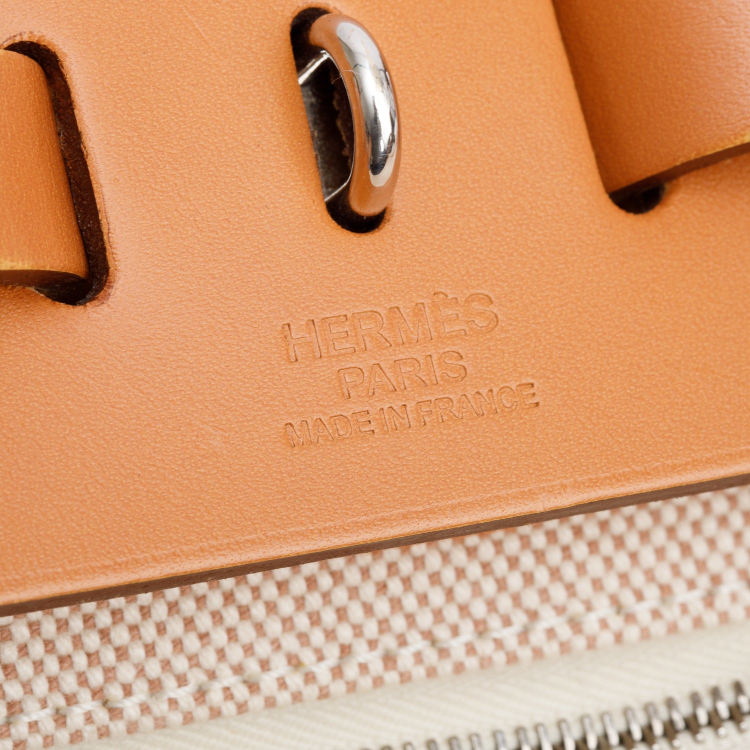 Hermes 2020 Natural Toile Militaire Vache Hunter Rose Pegase Pop Herbag Zip 31