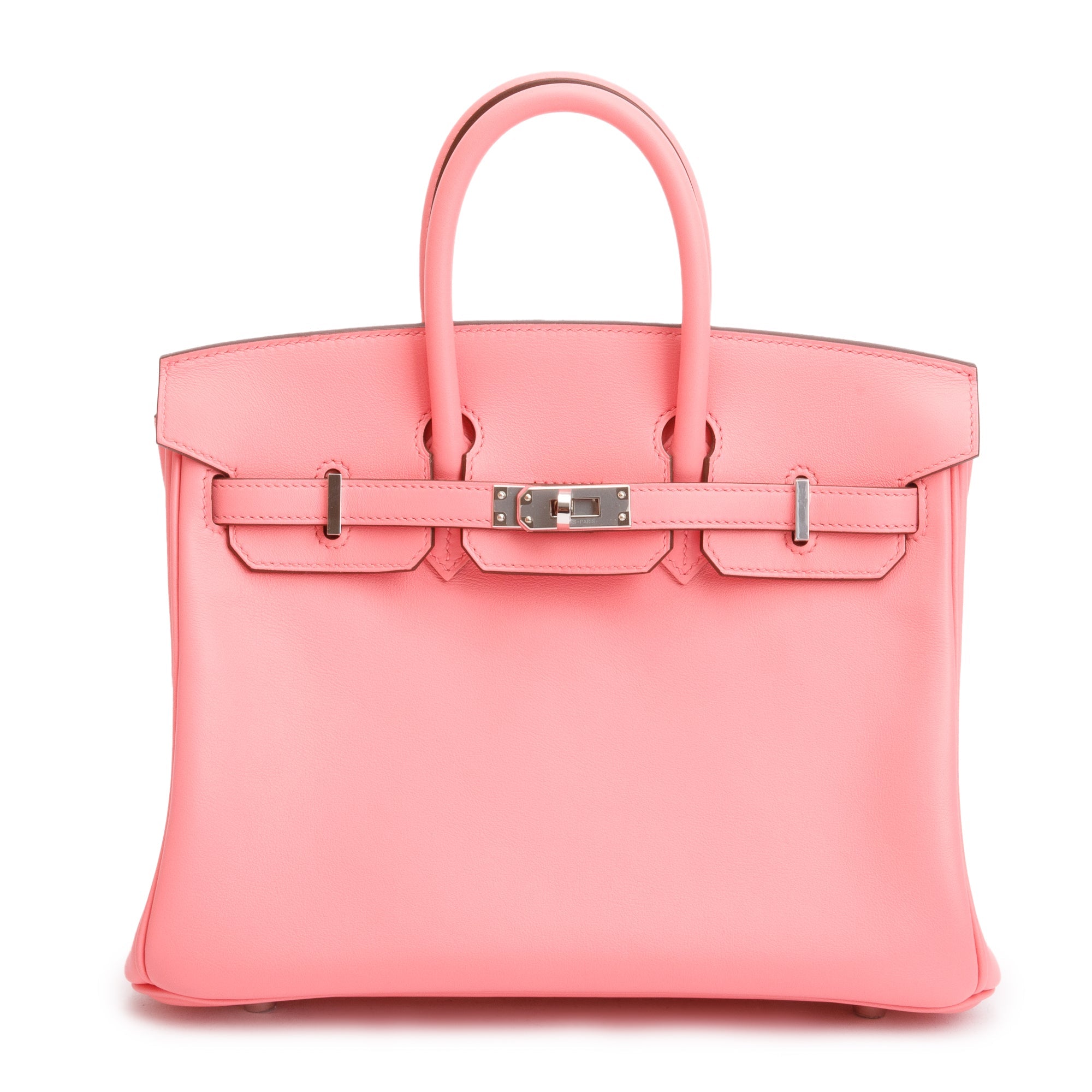 Hermes 2020 Rose Ete Veau Swift Birkin 25 w/ Box