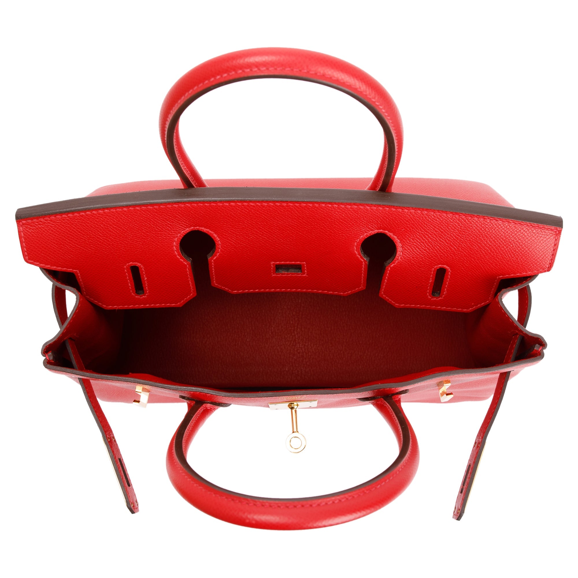 Hermes 2020 Rouge Casaque Veau Epsom Birkin 30 w/ Box