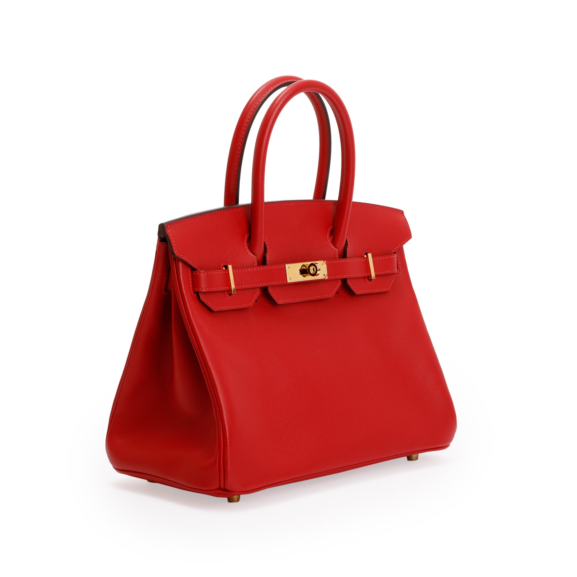 Hermes 2020 Rouge Casaque Veau Epsom Birkin 30 w/ Box