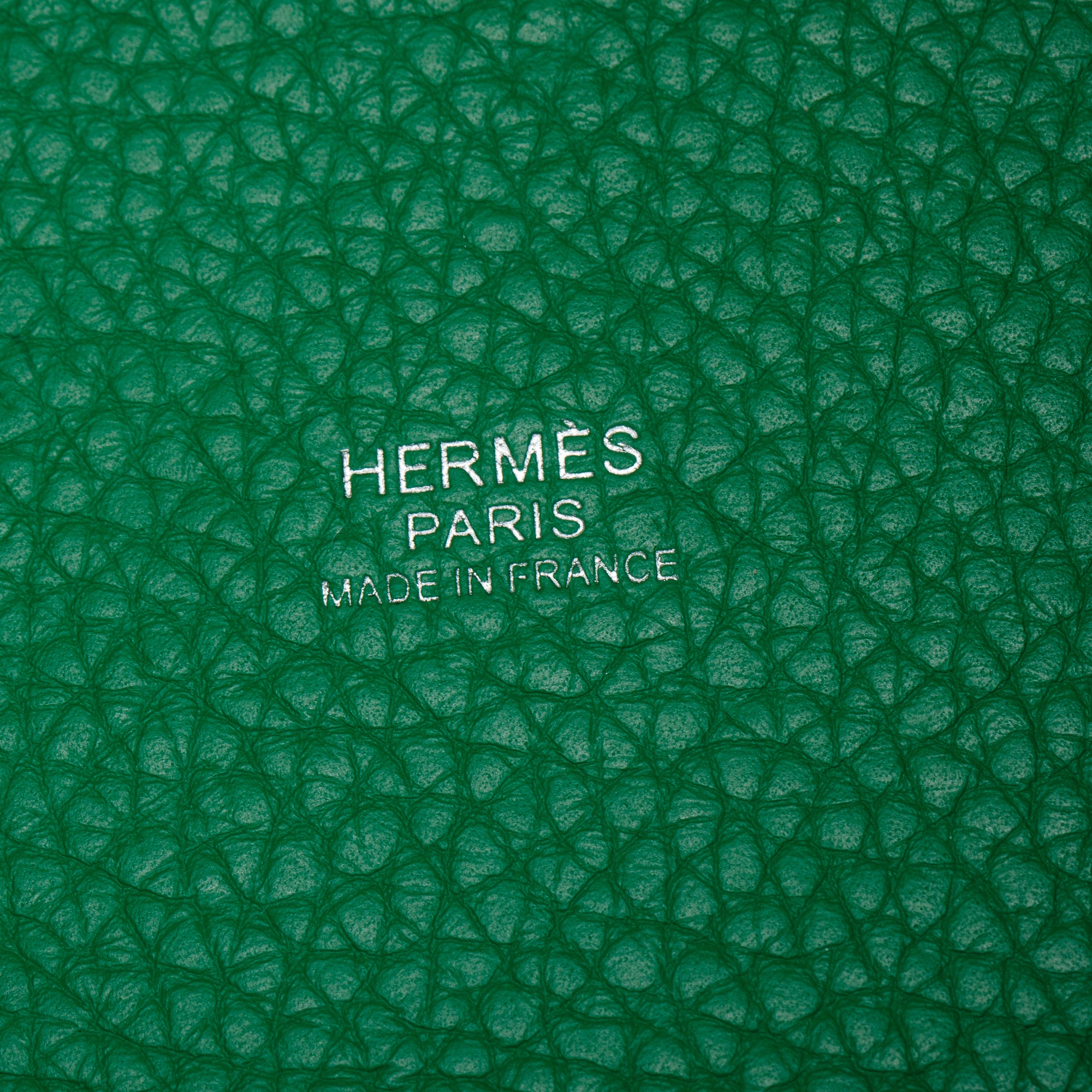 Hermes 2021 Bambou Taurillon Clemence Monochrome Picotin Lock 22 w/ Box