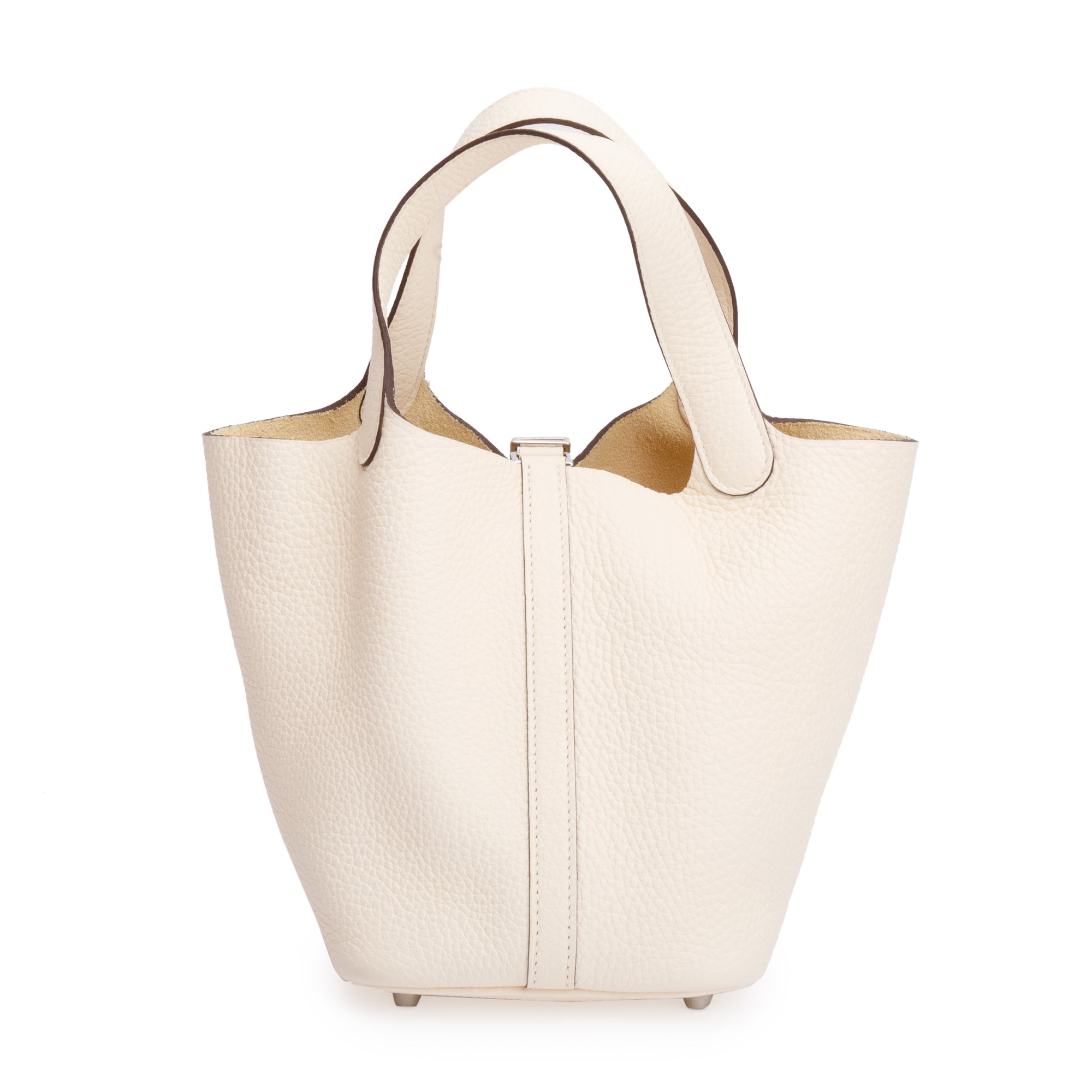 Hermes 2021 Beton Taurillon Clemence Picotin Lock 18 w/ Box