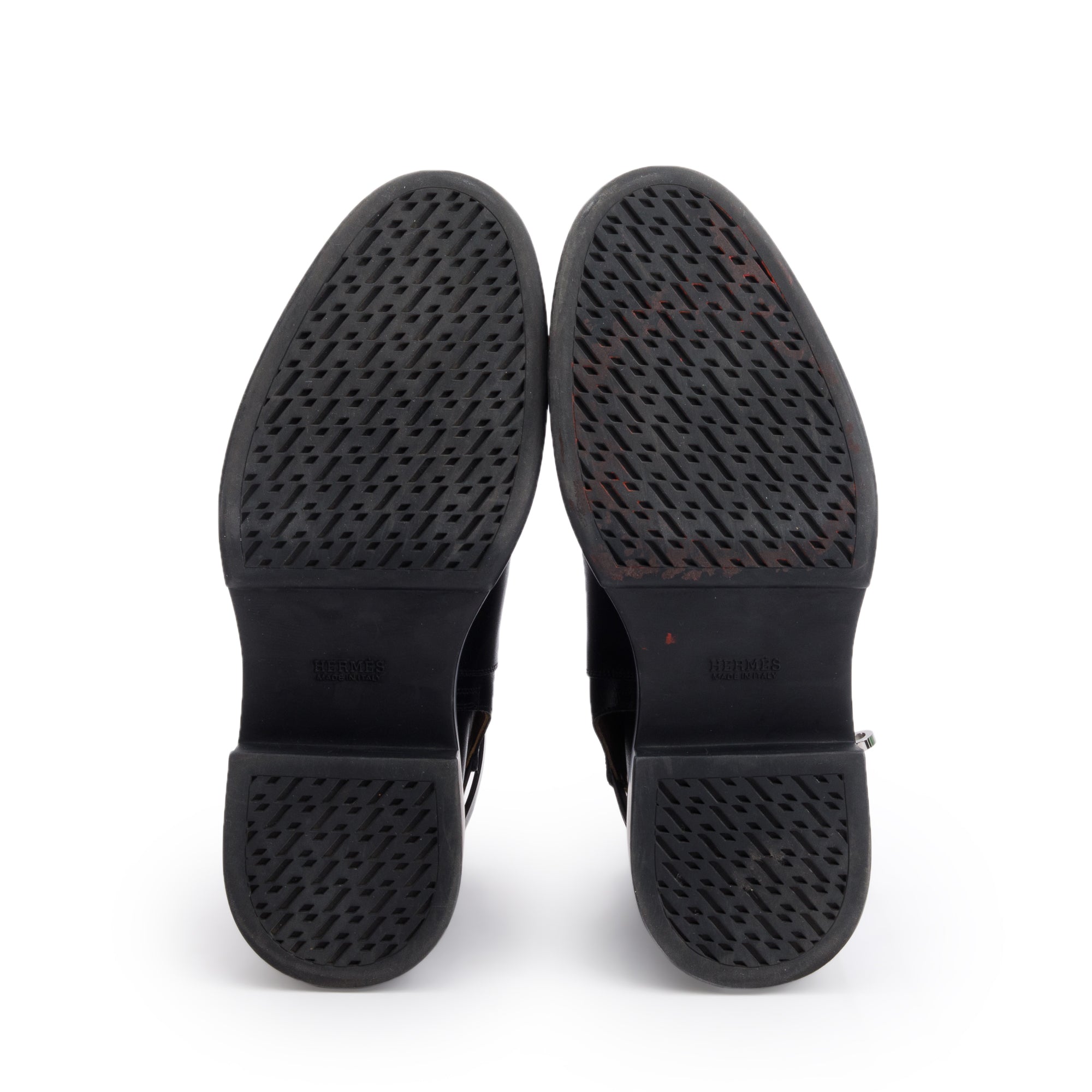 Hermes 2021 Black Calfskin Leather Neo Ankle Boots, Size 36