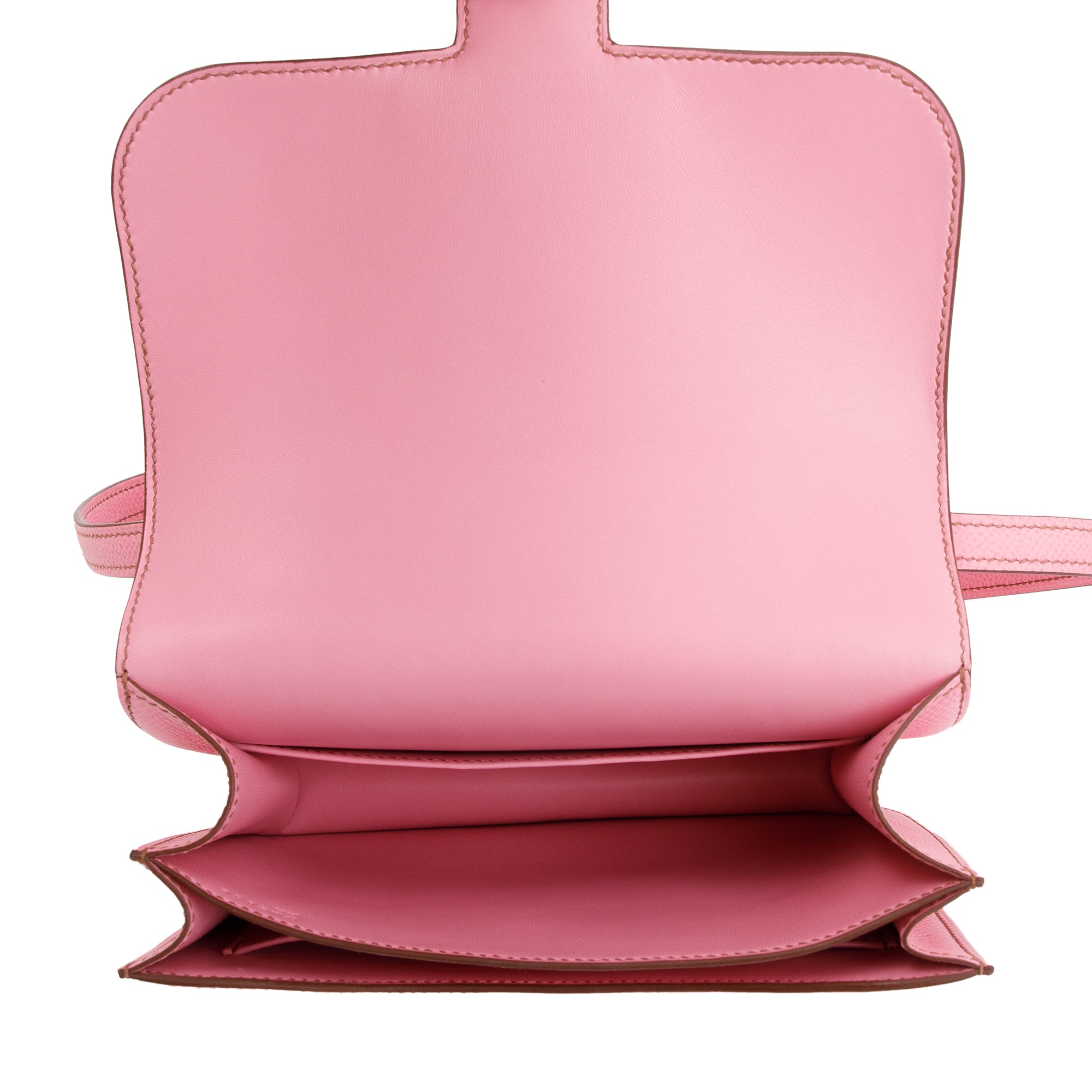 Hermes 2021 Rose Confetti Epsom Leather Mini Constance 18 w/ Box