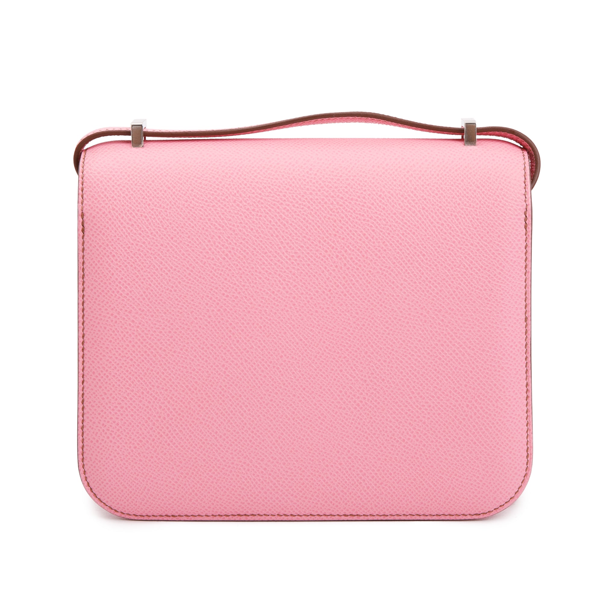 Hermes 2021 Rose Confetti Epsom Leather Mini Constance 18 w/ Box