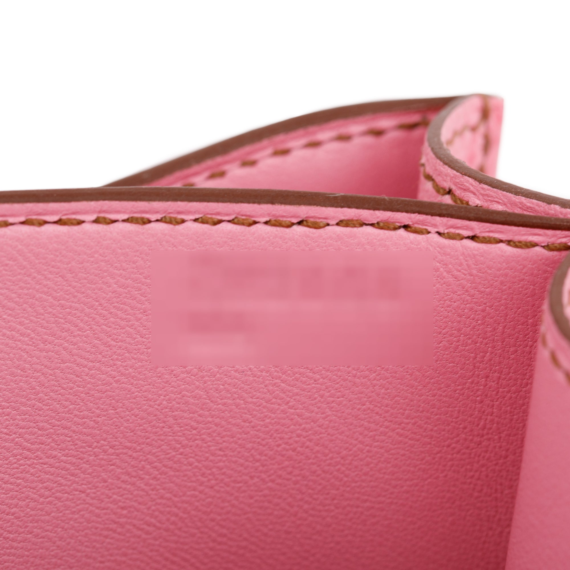 Hermes 2021 Rose Confetti Epsom Leather Mini Constance 18 w/ Box