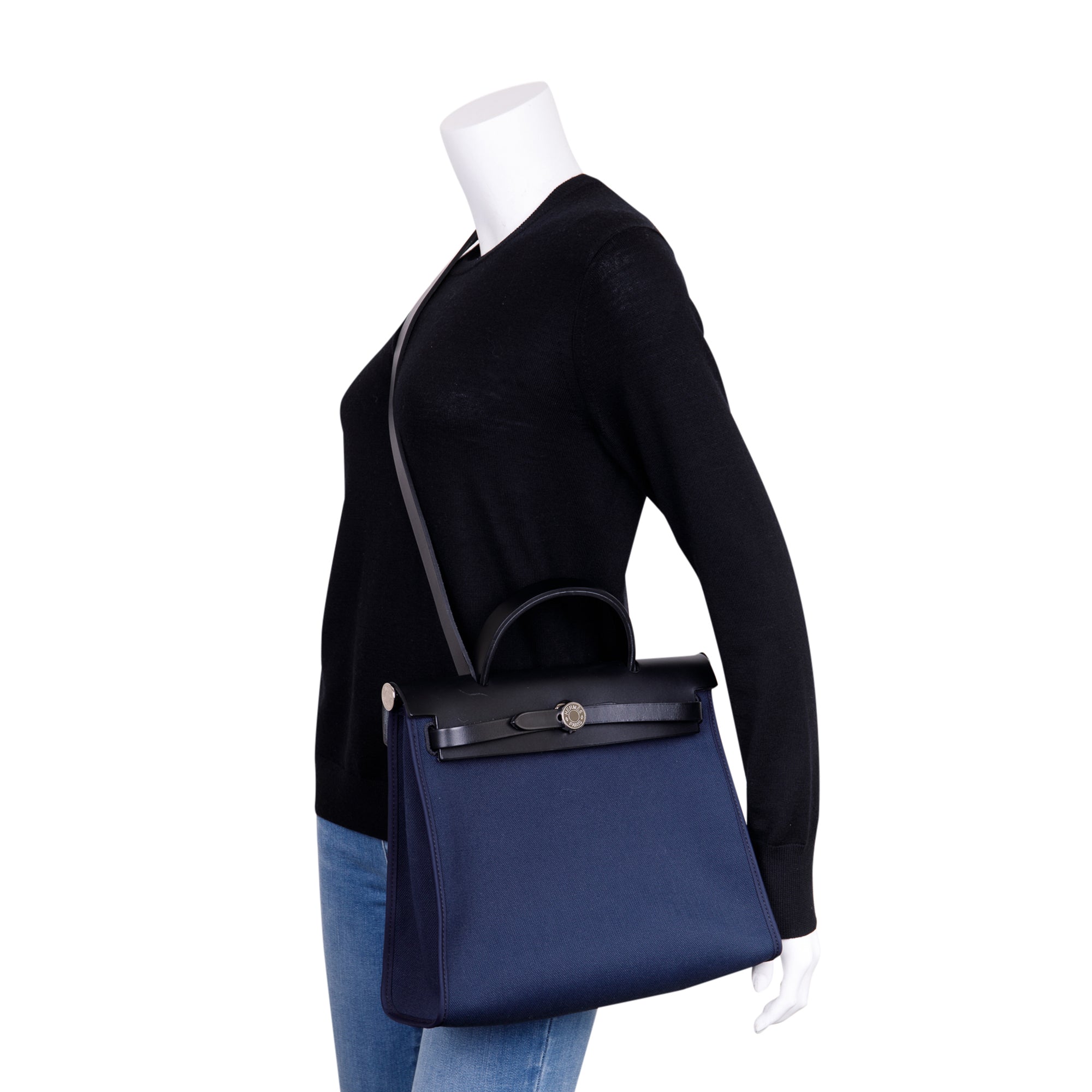 Hermes 2021 Toile Militaire Vache Hunter Herbag Zip 31 w/ Box