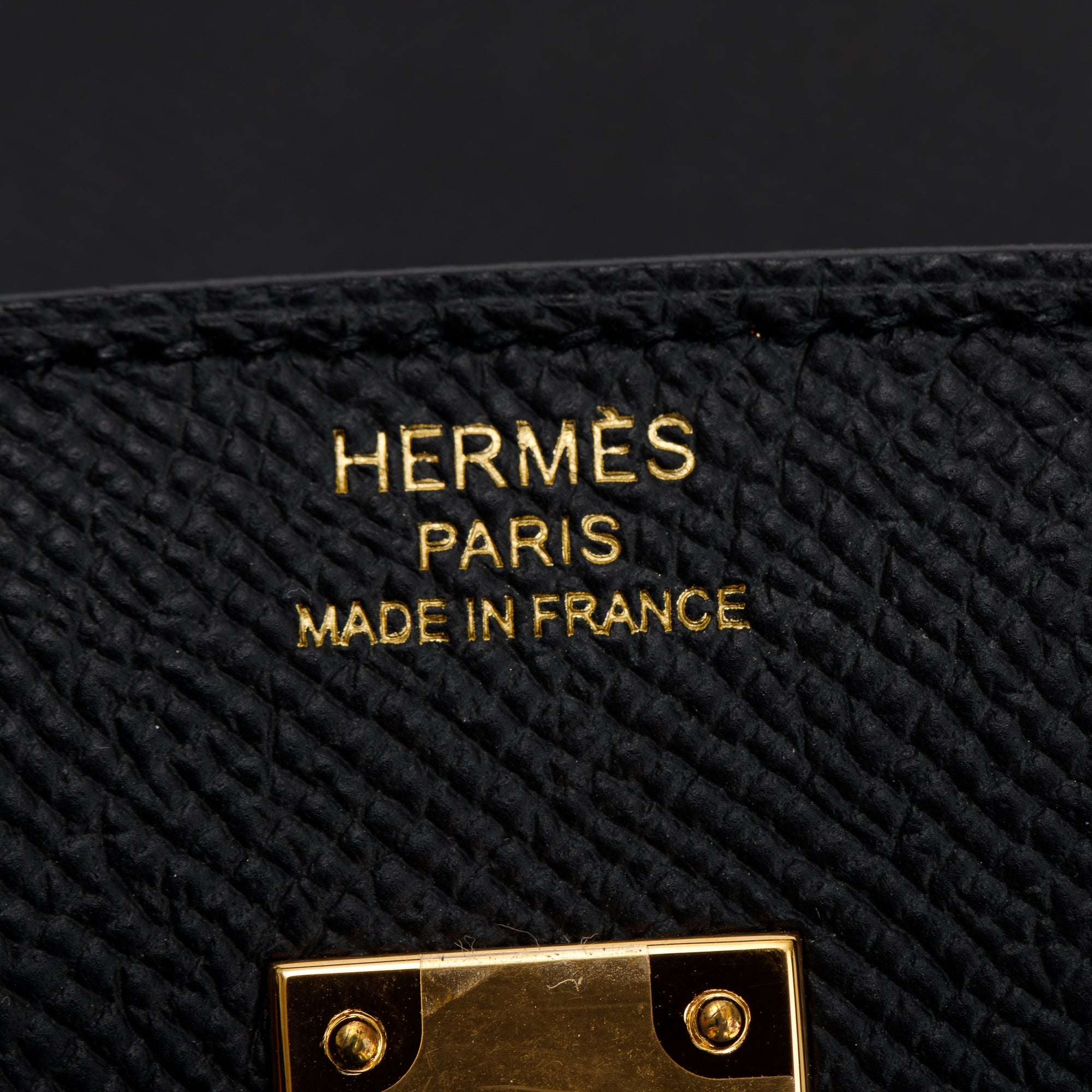 Hermes 2022 Black Noir Epsom Birkin Sellier 25 w/ Box