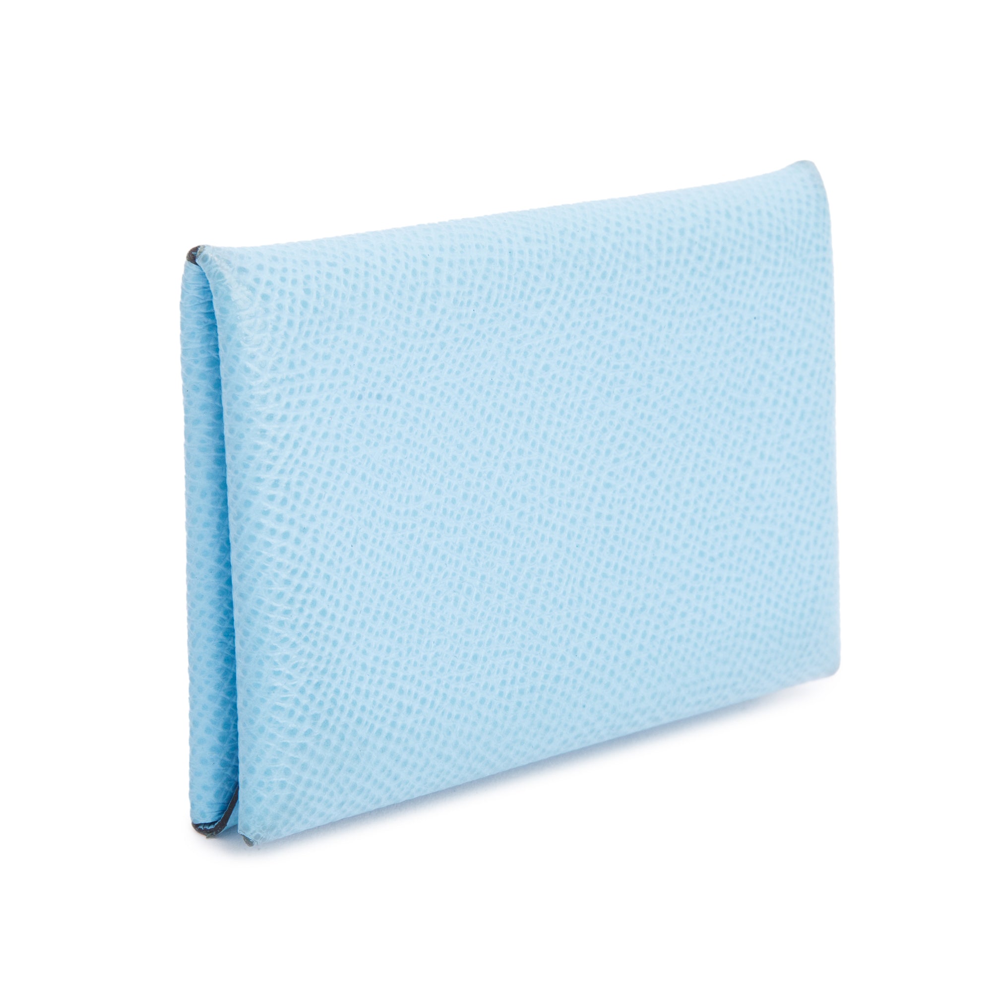 Hermes 2022 Bleu Du Nord Epsom Calvi Card Holder w/ Box