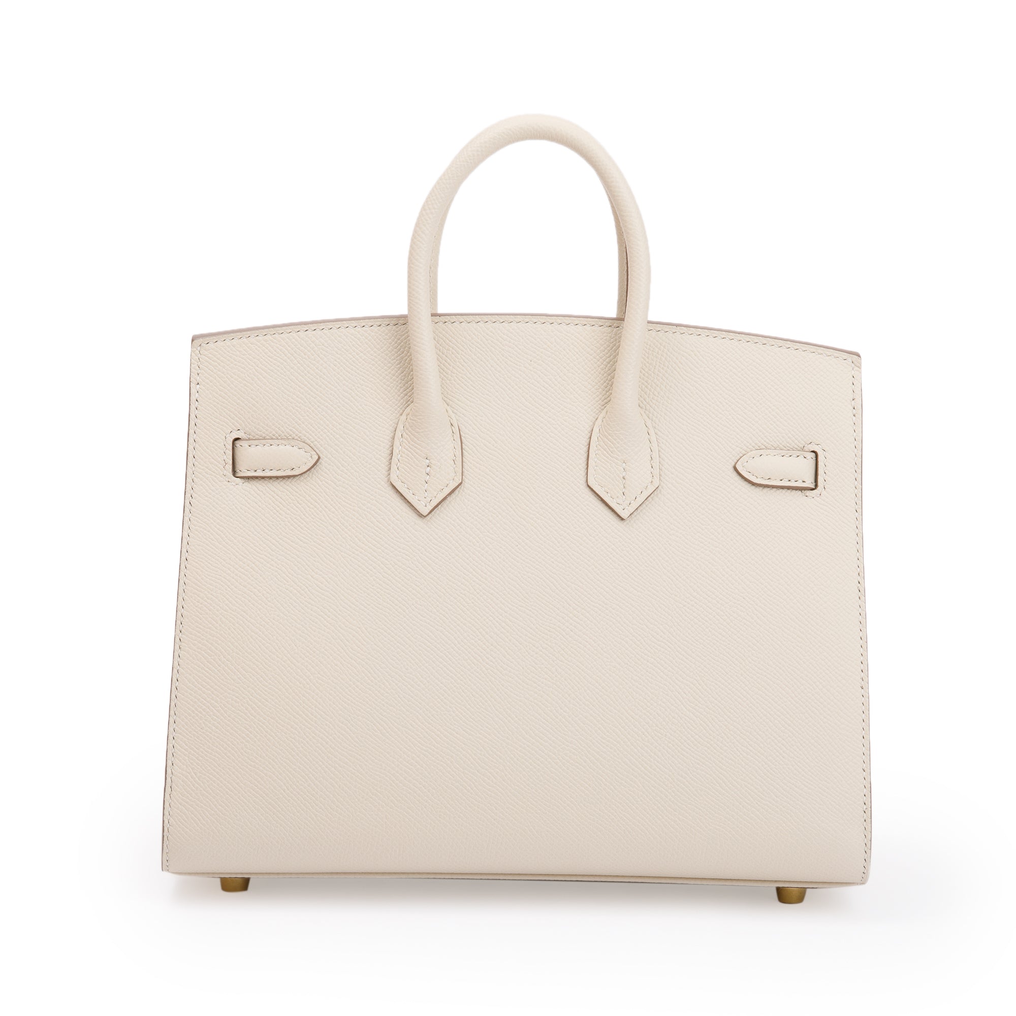 Hermes 2022 Craie Epsom Birkin Sellier 25 w/ Box