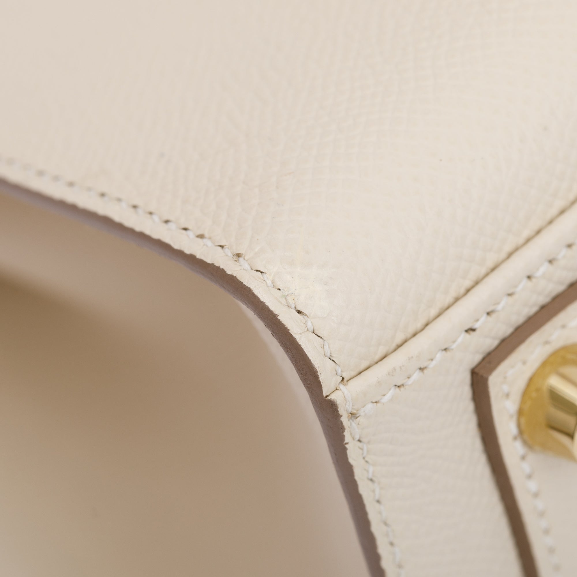 Hermes 2022 Craie Epsom Birkin Sellier 25 w/ Box