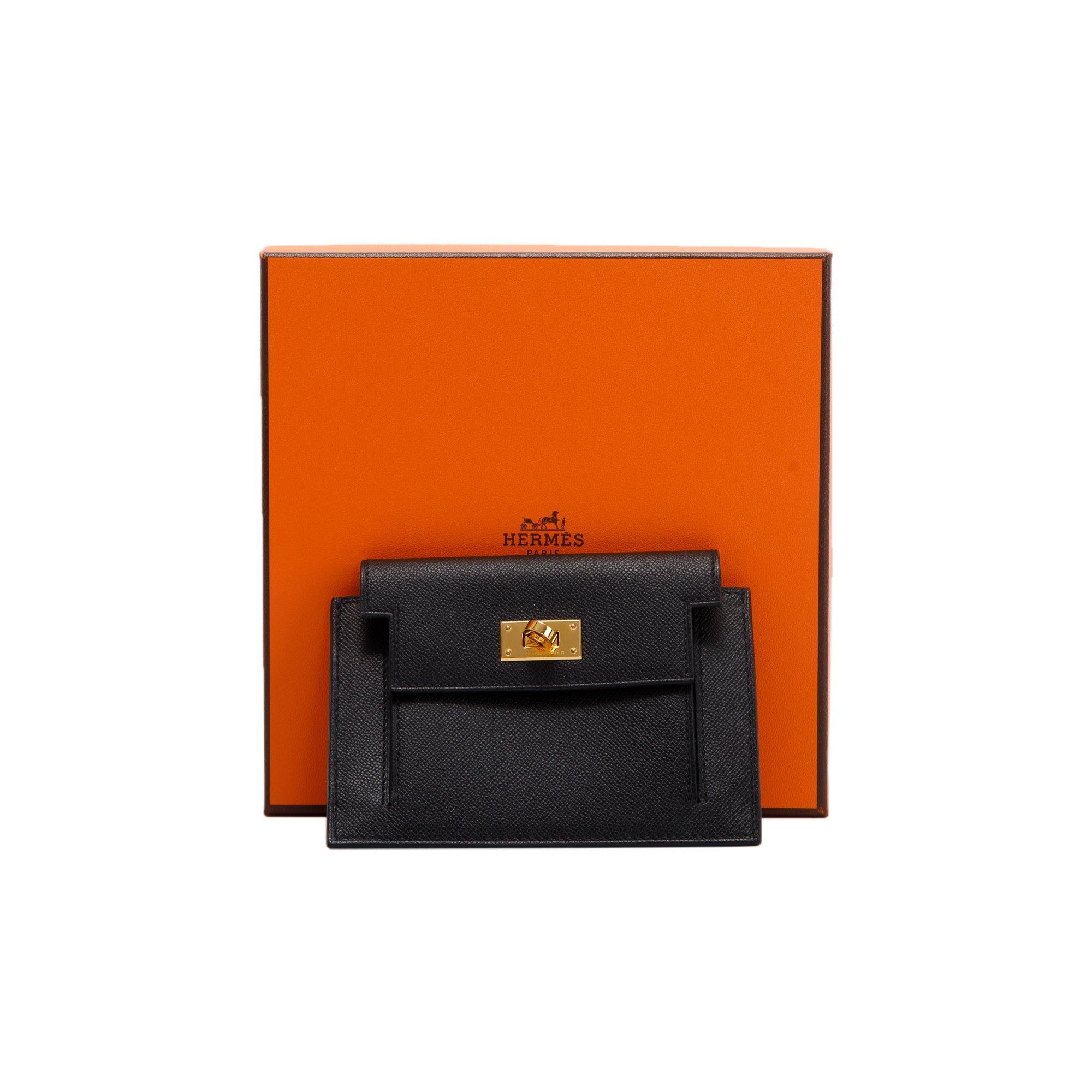 Hermes 2022 Kelly Pocket Compact Wallet w/ Box