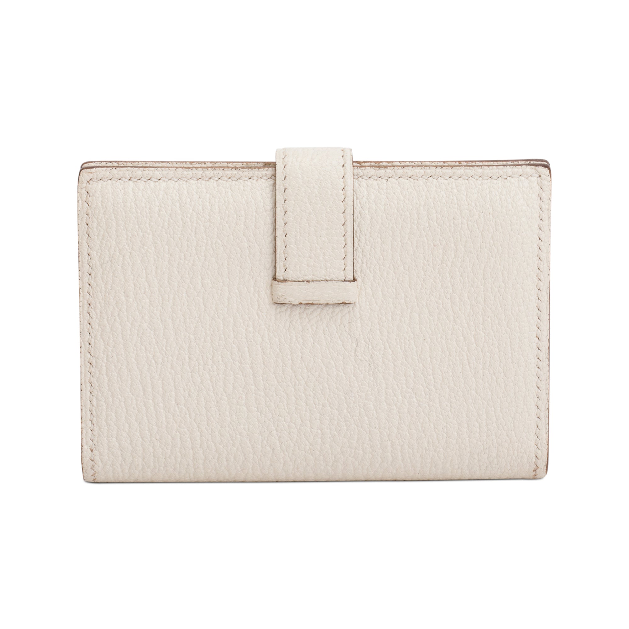 Hermes 2022 Nata Chevre Mysore Leather Bearn CardHolder w/ Box