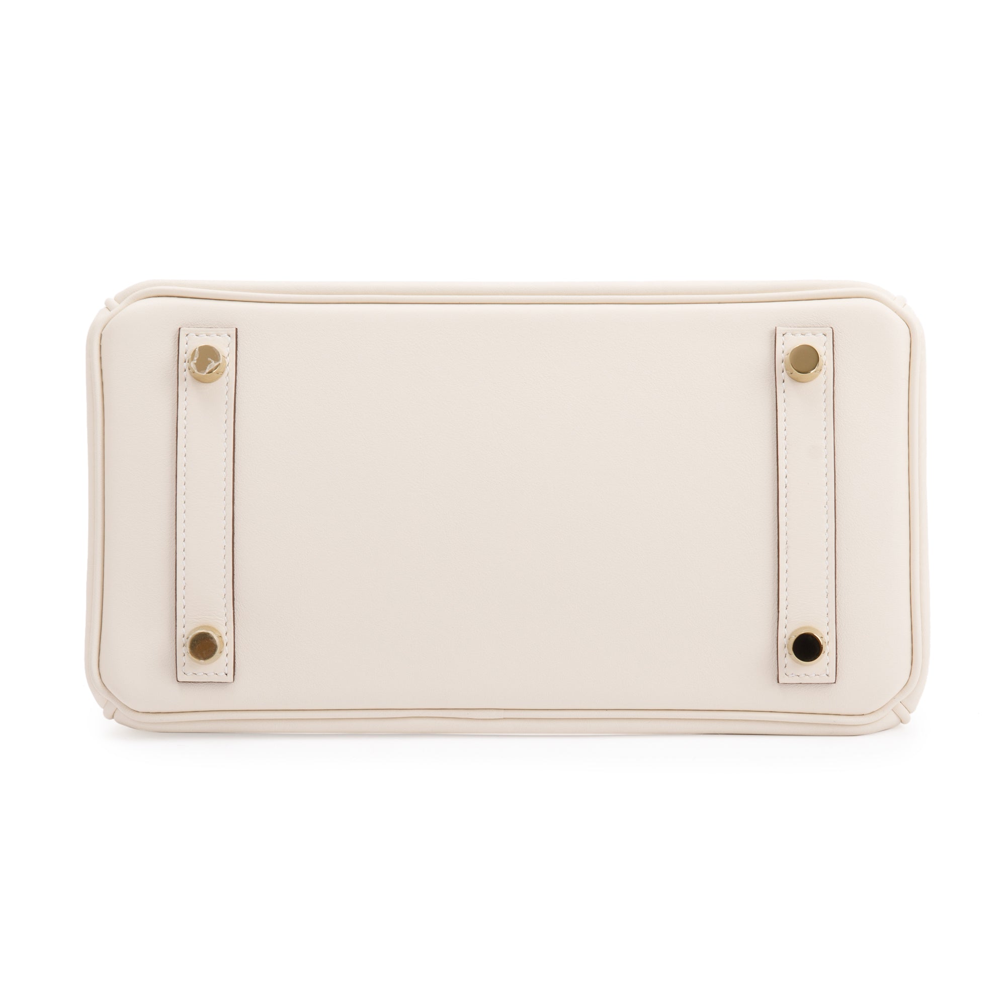 Hermes 2022 Nata Swift Leather Birkin 25 w/ Box & Receipt