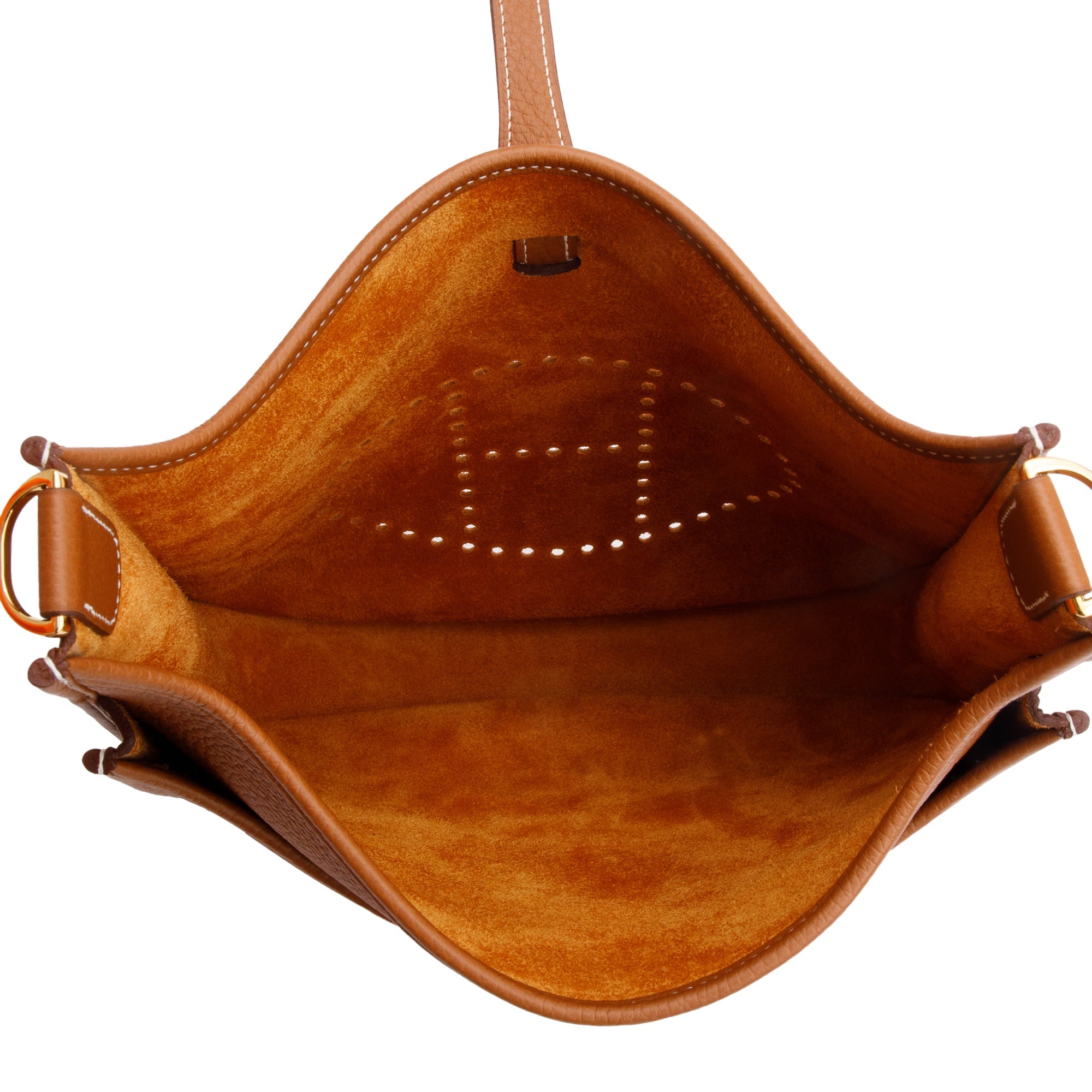 Hermes 2023 Gold Taurillon Clemence Evelyne Poche III 29 Bag w/ Box