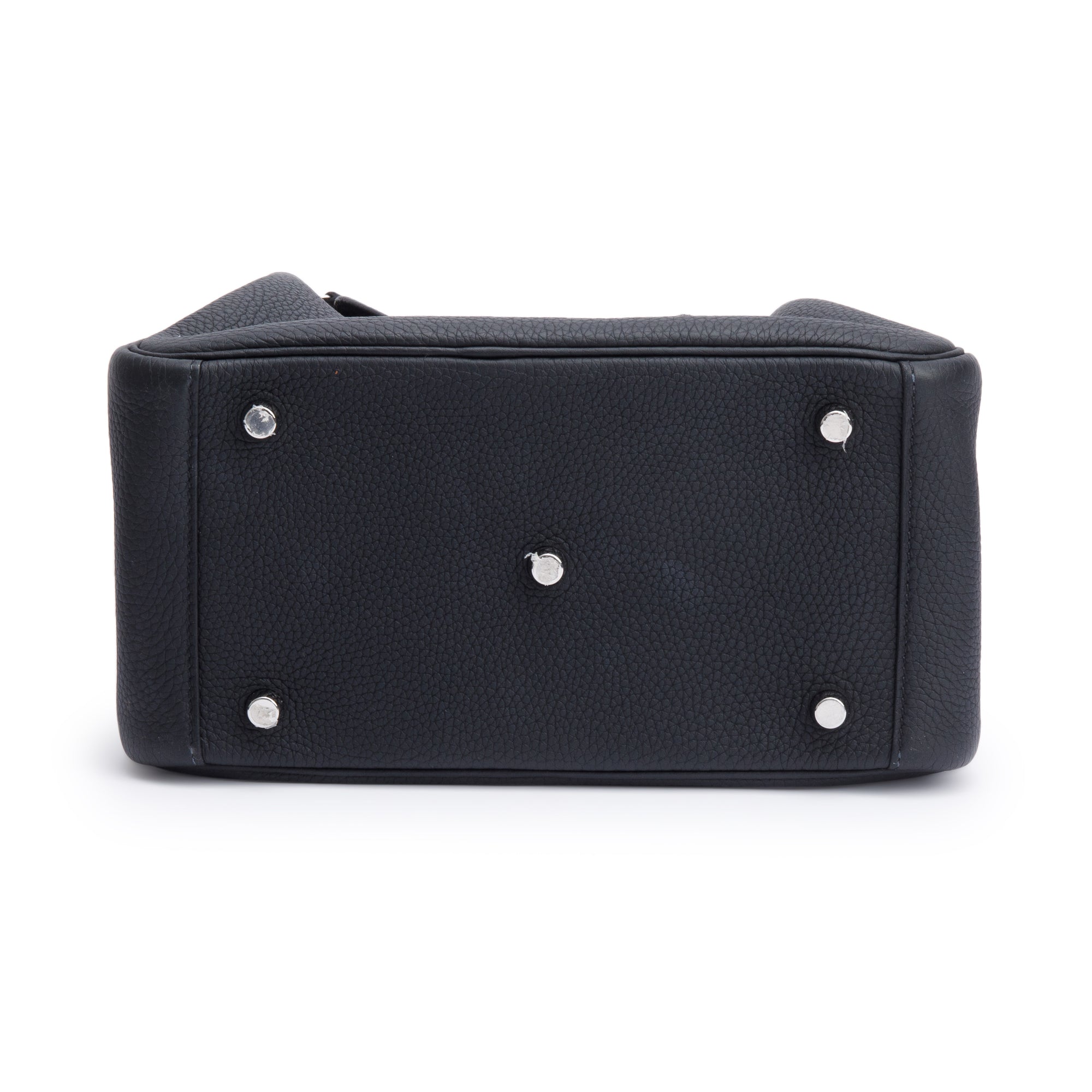 Hermes 2023 Noir Taurillon Clemence Leather Lindy 26