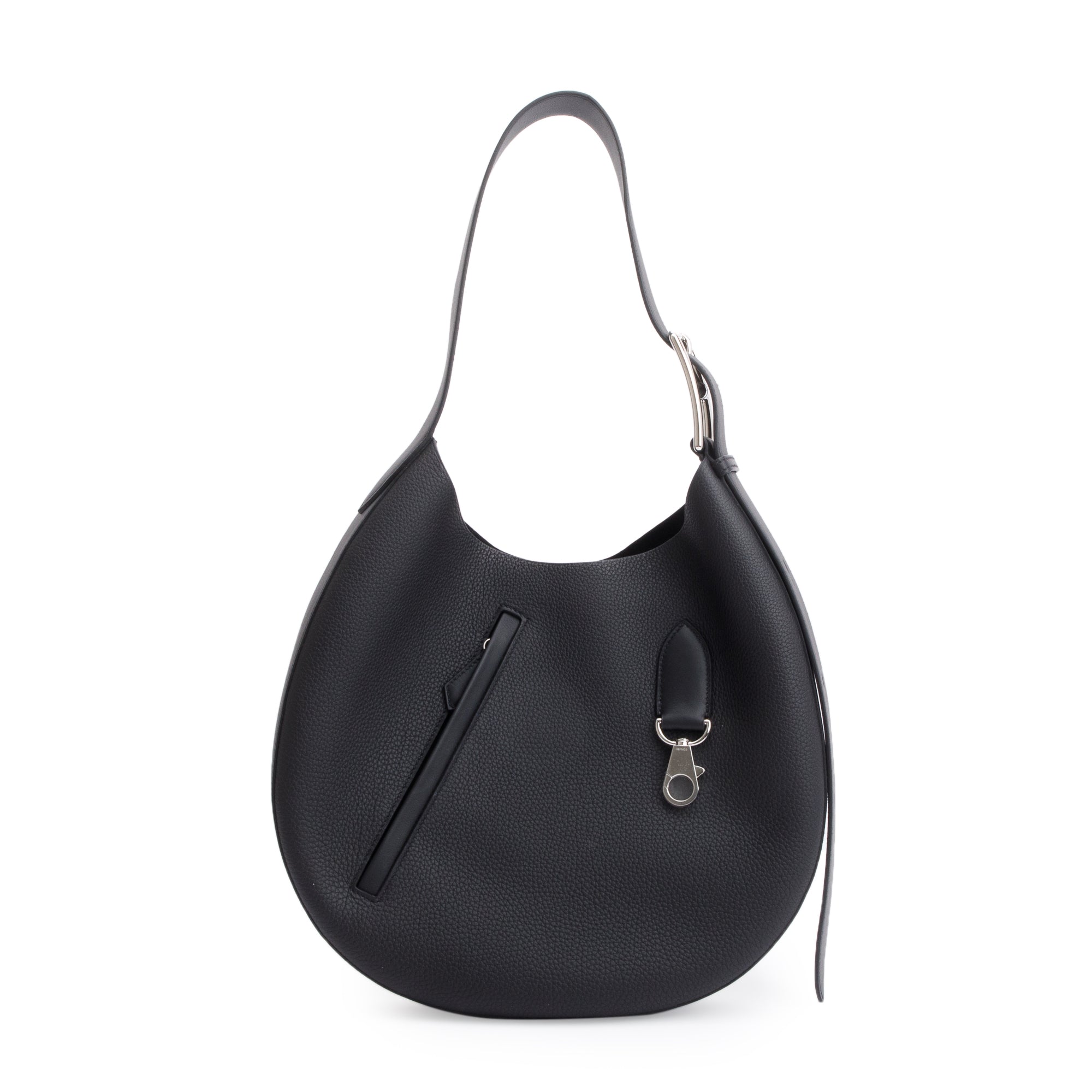 Hermes 2023 Noir Taurillon Maurice Swift Arcon Bag w/ Box