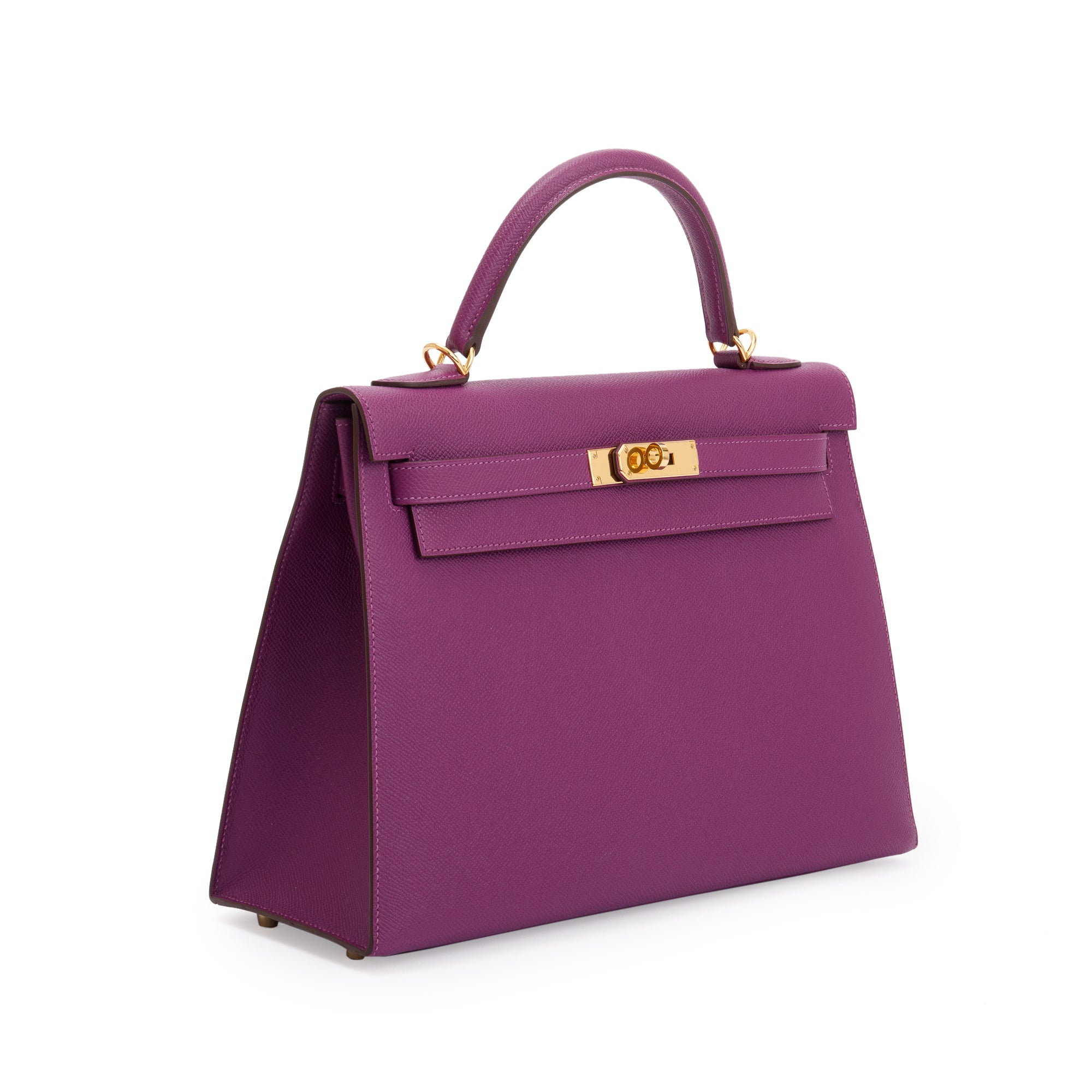 Hermes Anemone Epsom Kelly Sellier II 32 w/ Strap, Box & Receipt