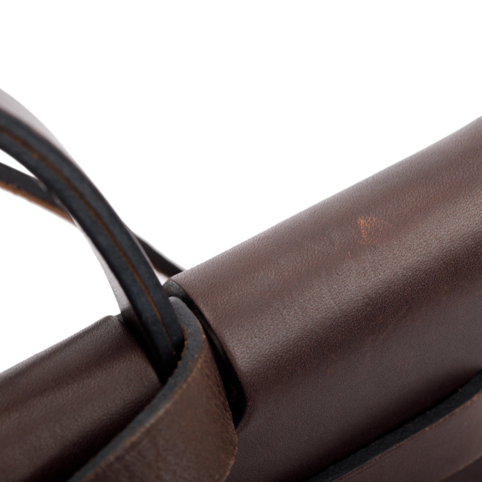 Hermes Beton Rouge Toile Militaire Vache Hunter Herbag Zip 31 w/ Pouch