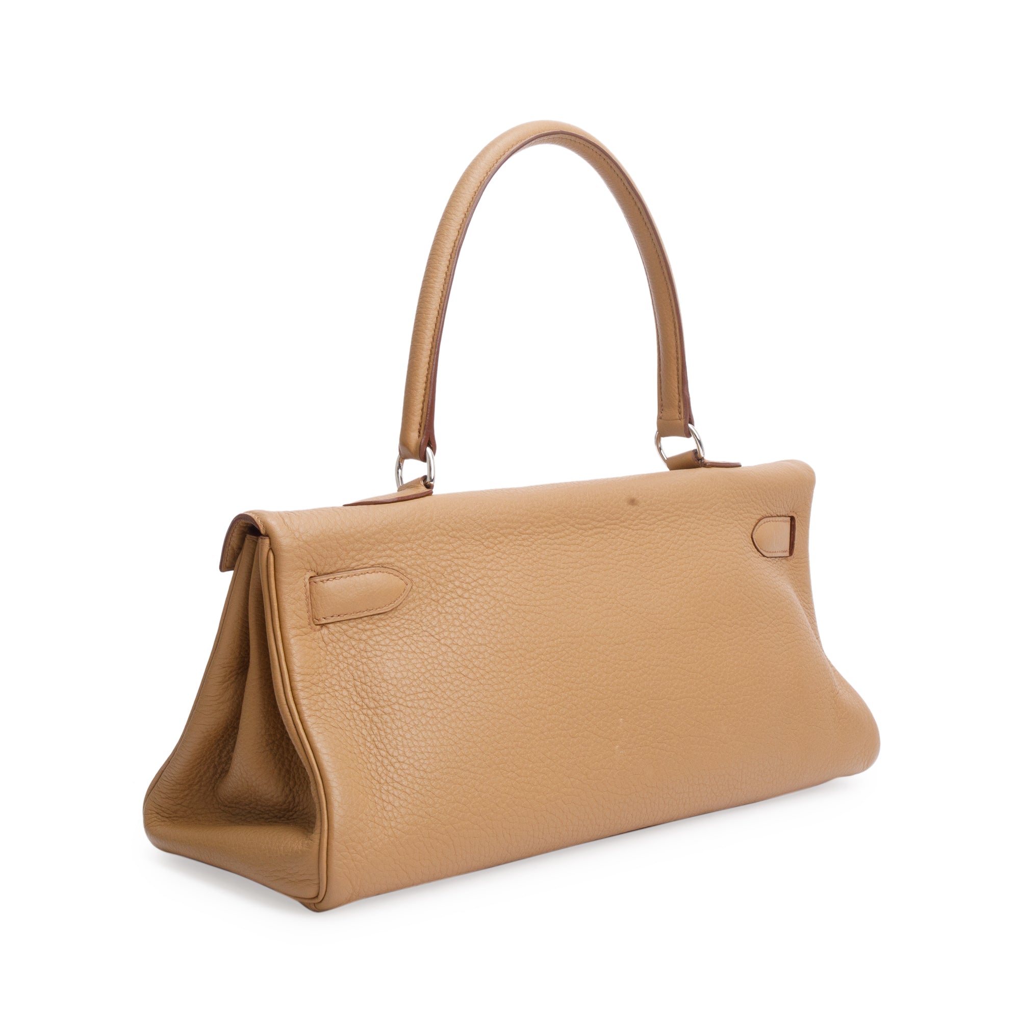 Hermes Biscuit Taurillon Clemence Fringe Kelly 42 JPG