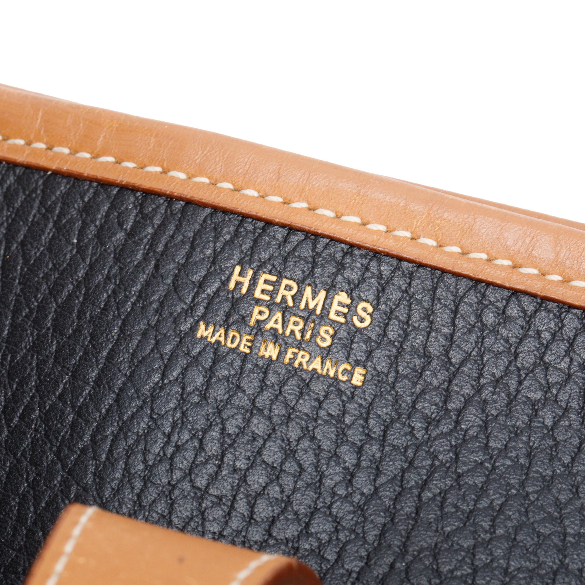 Hermes Black Ardennes Leather Evelyne Gen I GM