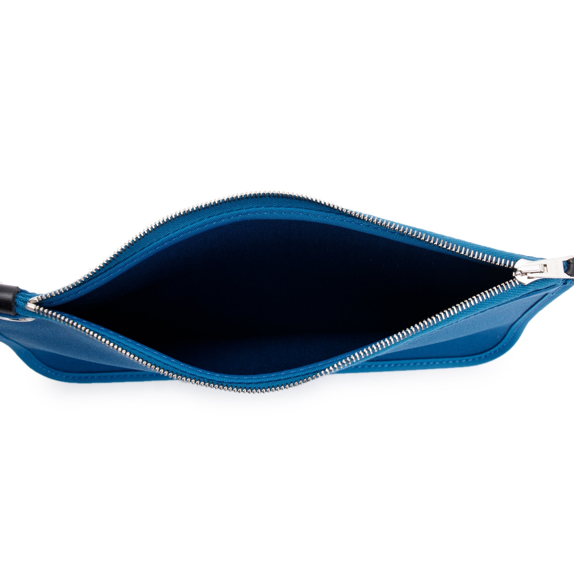 Hermes Black Blue De Malte Toile Vache Hunter Herbag Zip Retourne 31