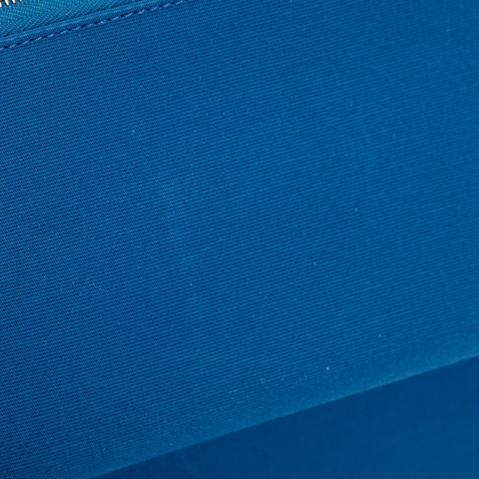 Hermes Black Blue De Malte Toile Vache Hunter Herbag Zip Retourne 31