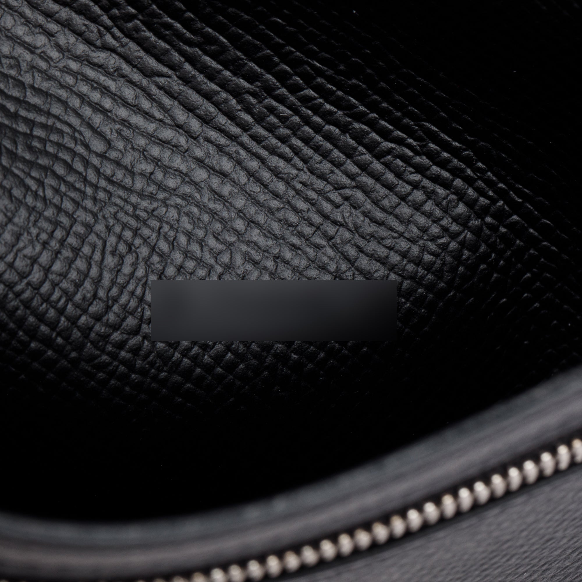 Hermes Black Epsom Leather Bearn Gusset Wallet w/ Box