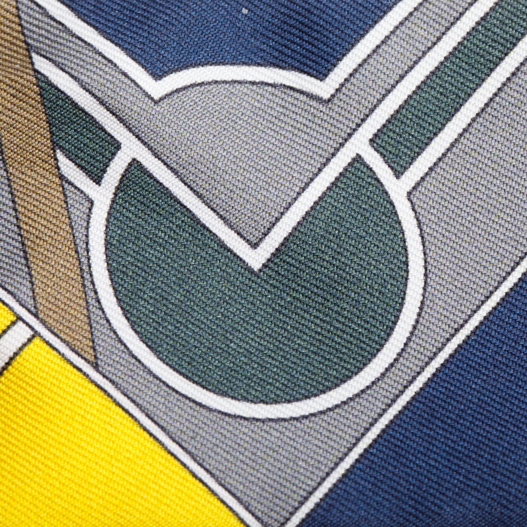 Hermes Black Multicolor 'Sport' Silk Twilly w/ Box