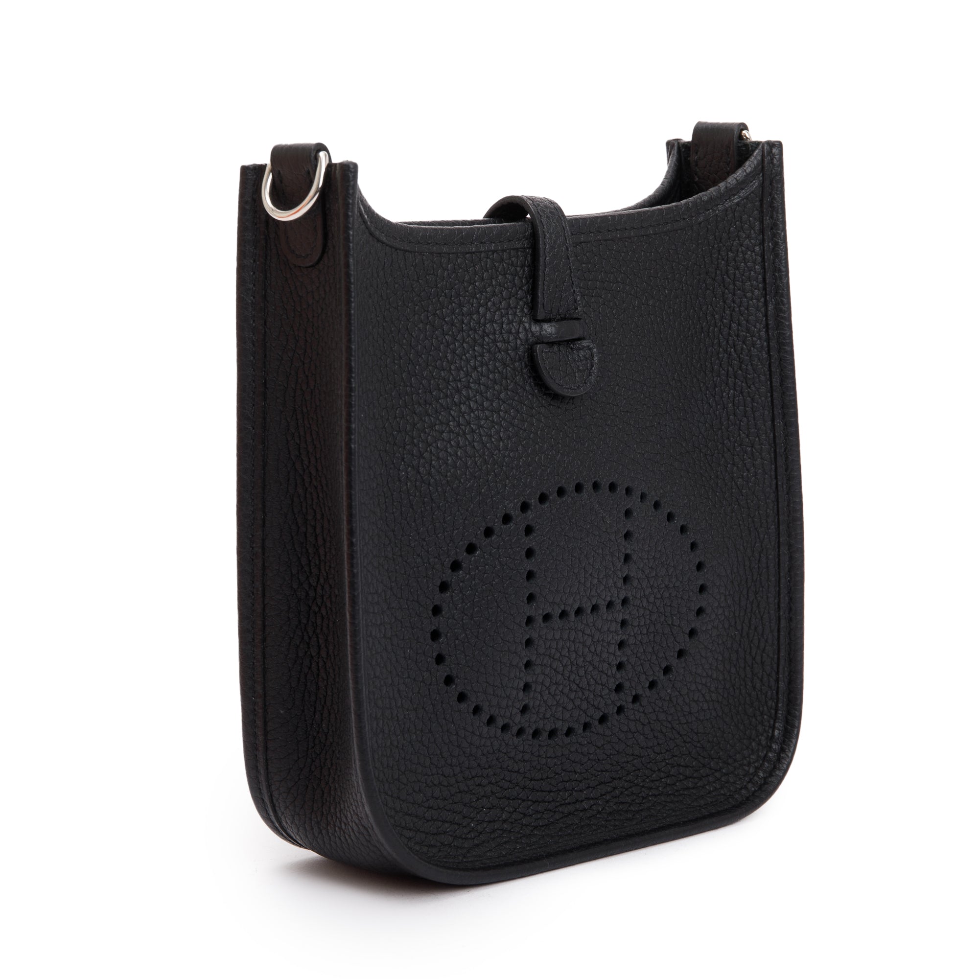 Hermes Black Noir Taurilon Clemence Amazone Evelyne TPM 16 w/ Box