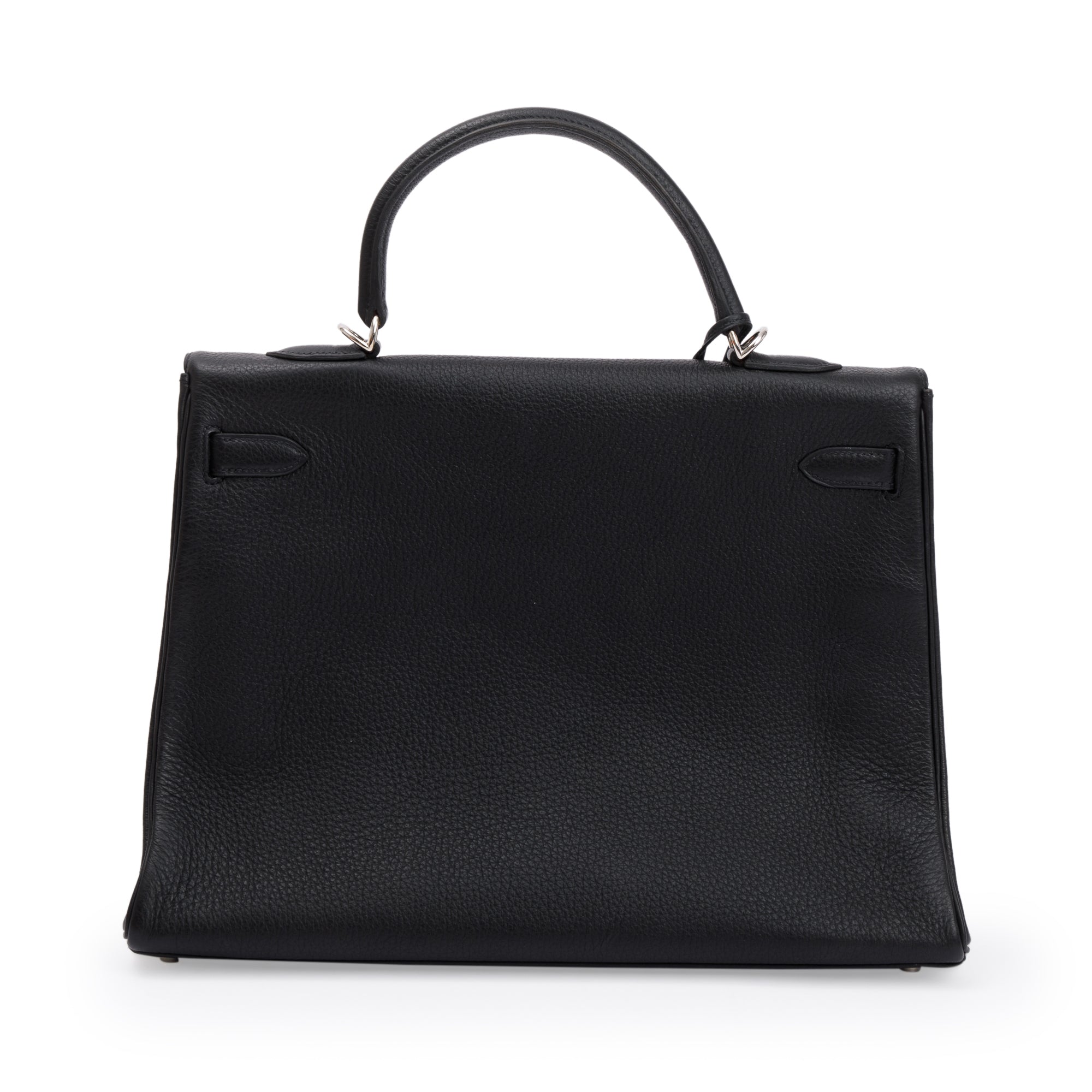 Hermes Black Noir Togo Kelly II Retourne 35