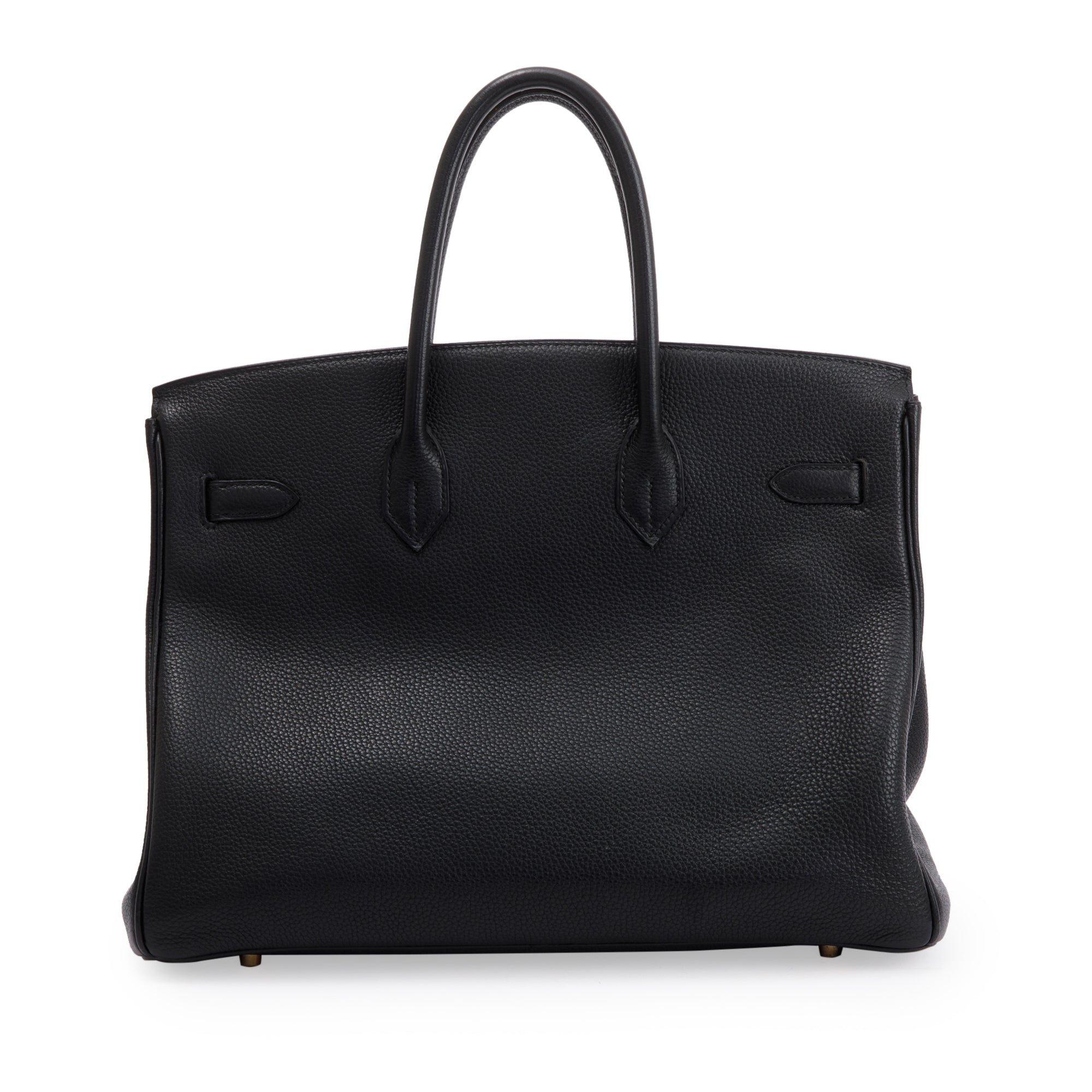 Hermes Black Veau Togo Birkin 35 w/ Box