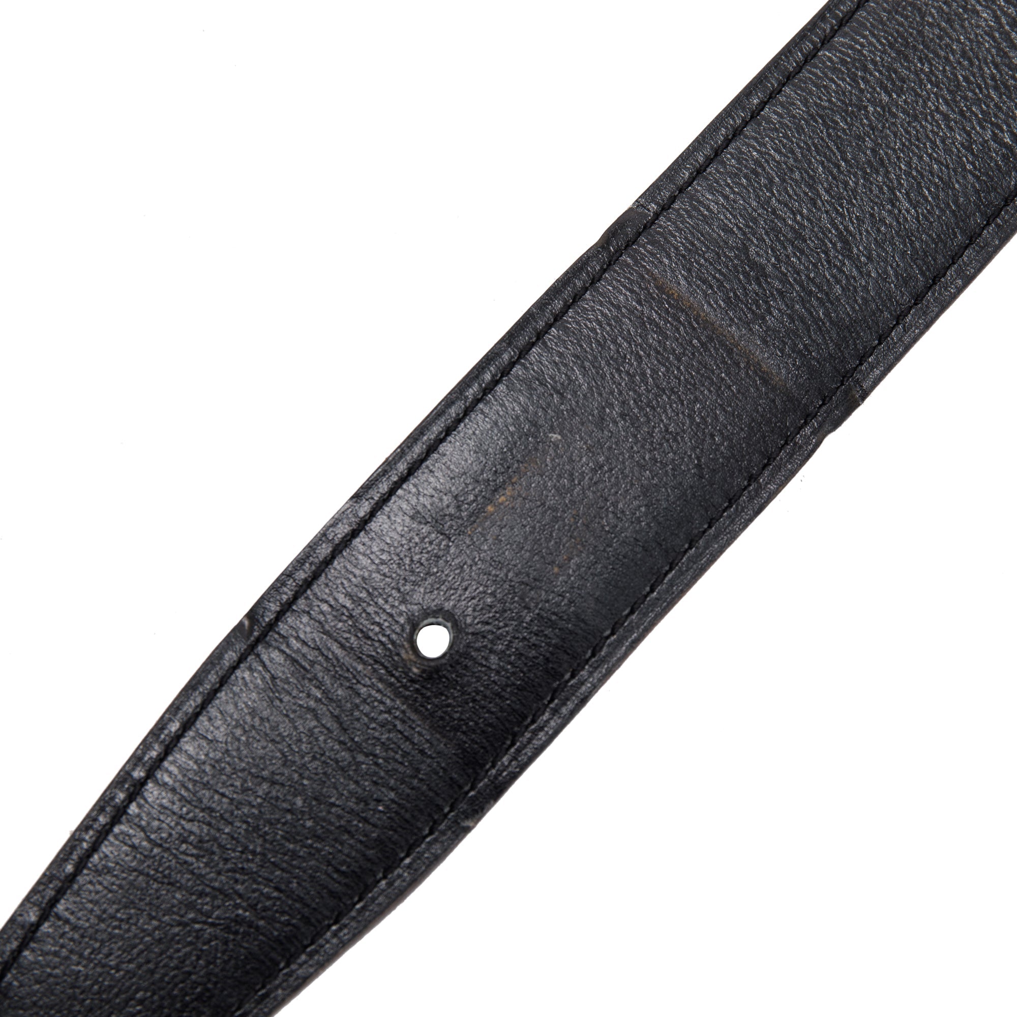 Hermes Black/Brown Leather Reversible 32 mm H Belt Kit