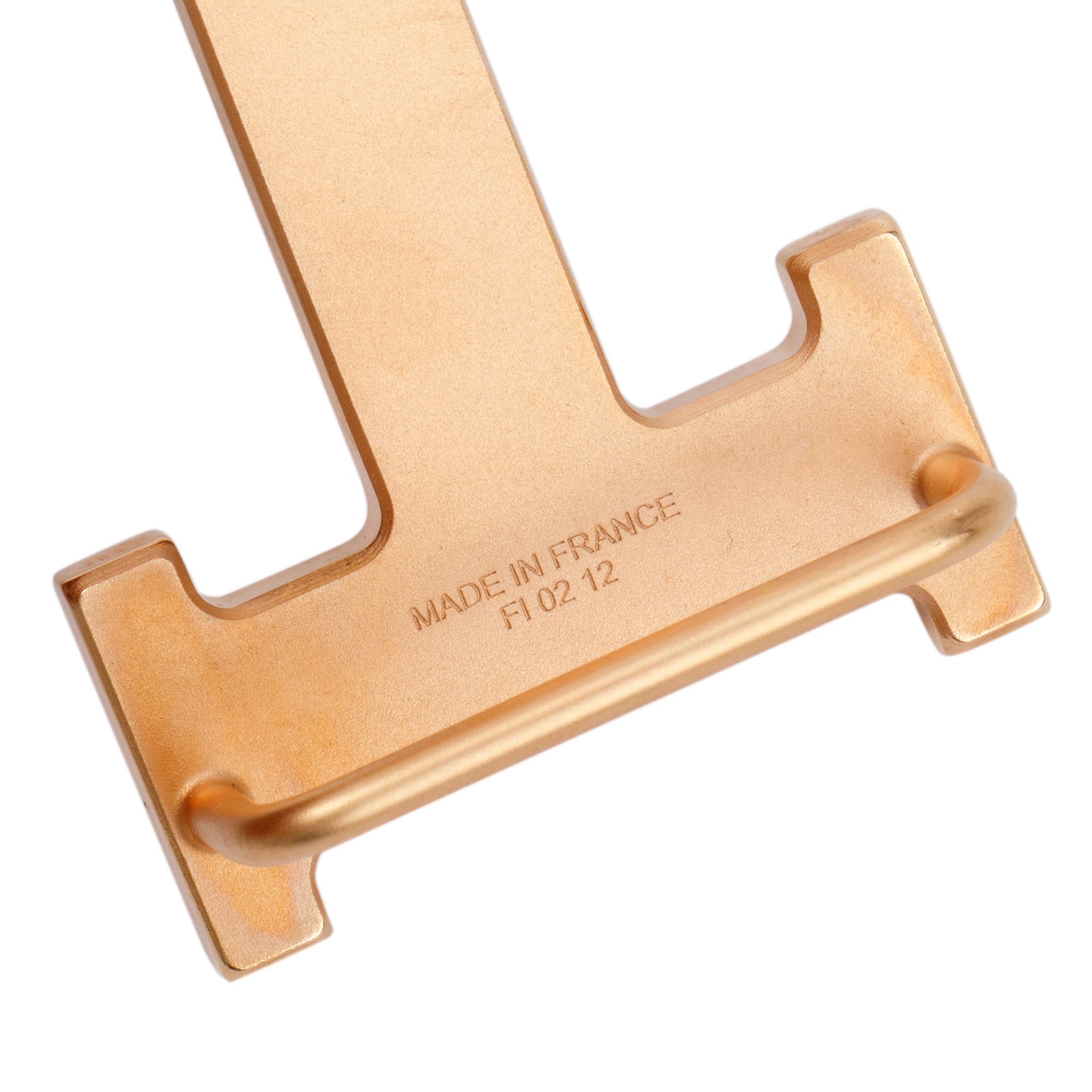 Hermes Black/Gold Swift & Epsom Leather Reversible 24 MM Rose Gold Plated H Belt Kit