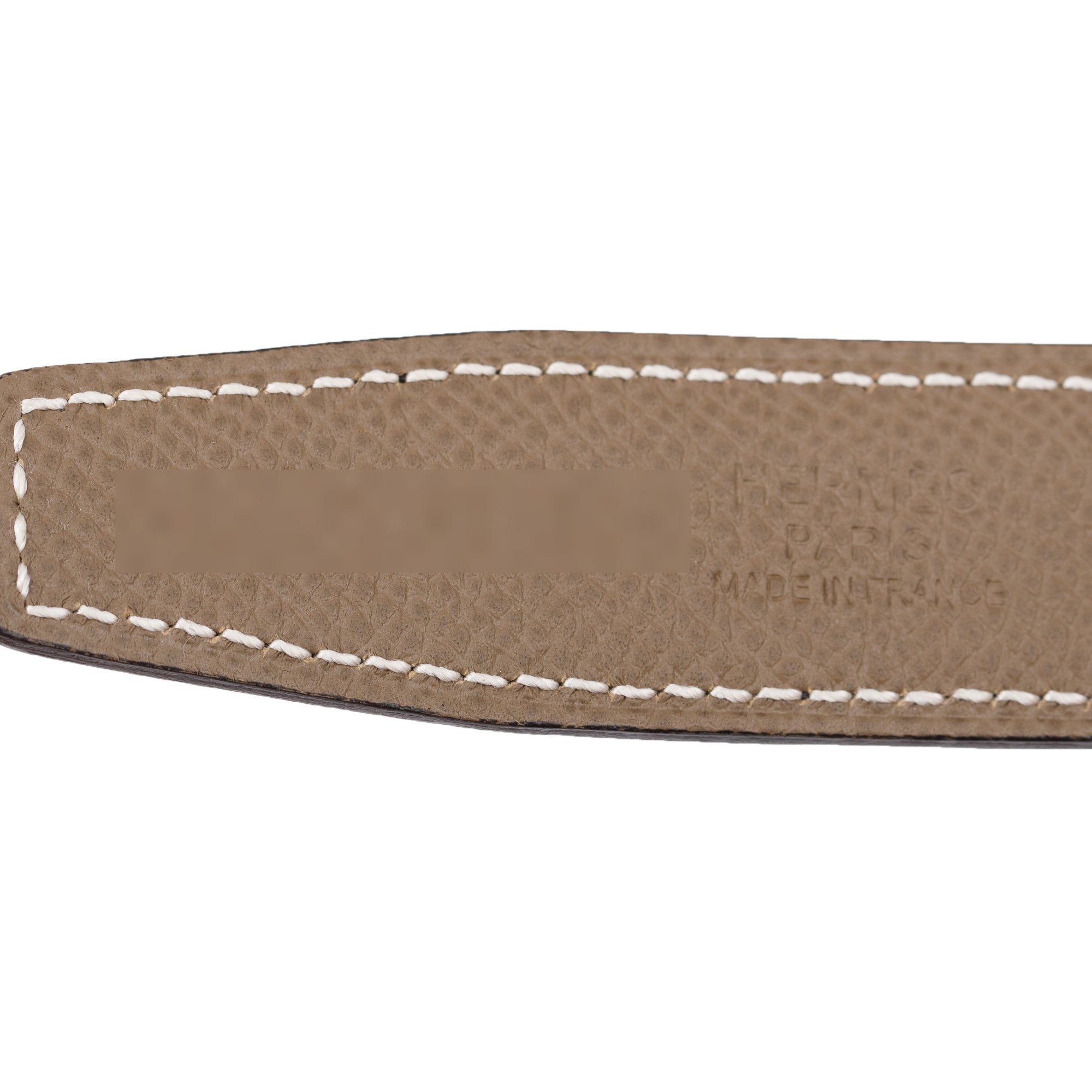 Hermes Black/Taupe Swift & Epsom Leather Reversible 24 MM Gold Plated Mors H Belt Kit w/ Box