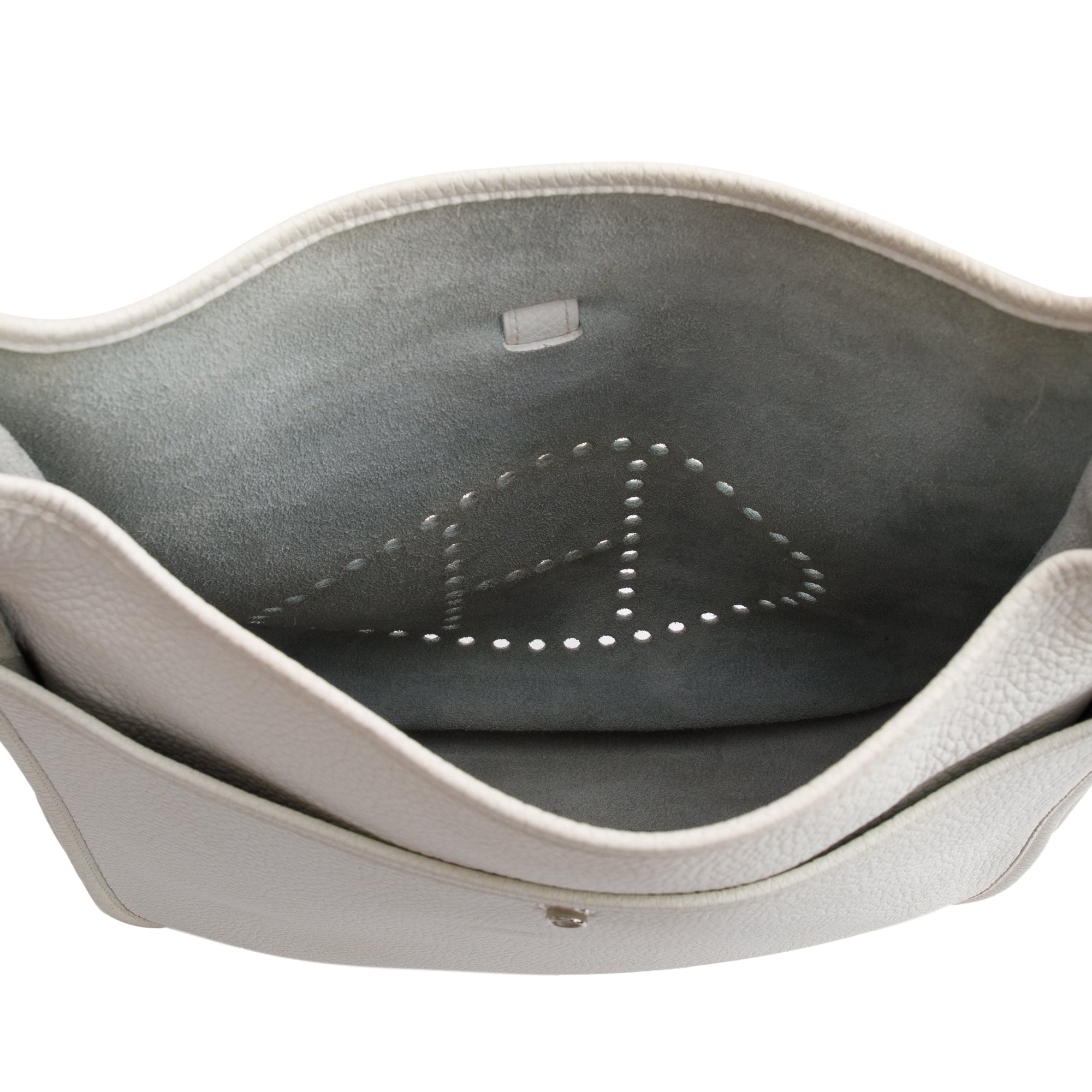 Hermes Blanc Clemence Evelyne I 29 Bag