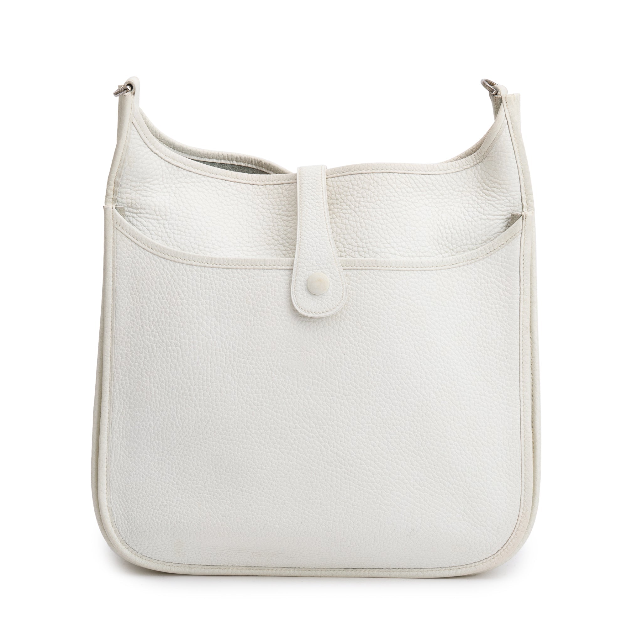 Hermes Blanc Clemence Evelyne I 29 Bag