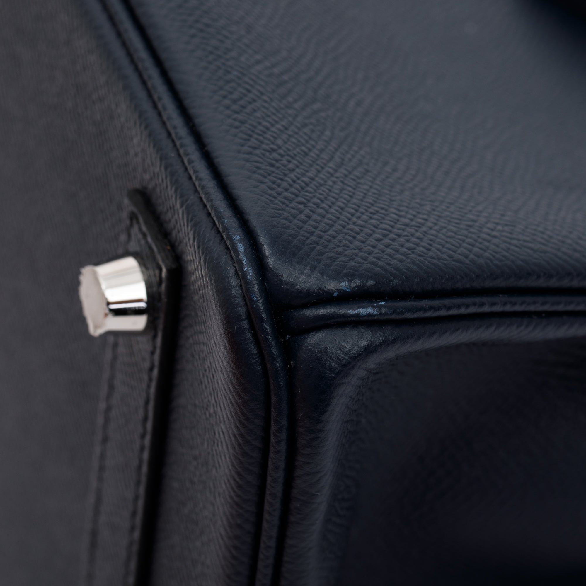 Hermes Bleu Indigo Veau Epsom Birkin 30 w/ Box