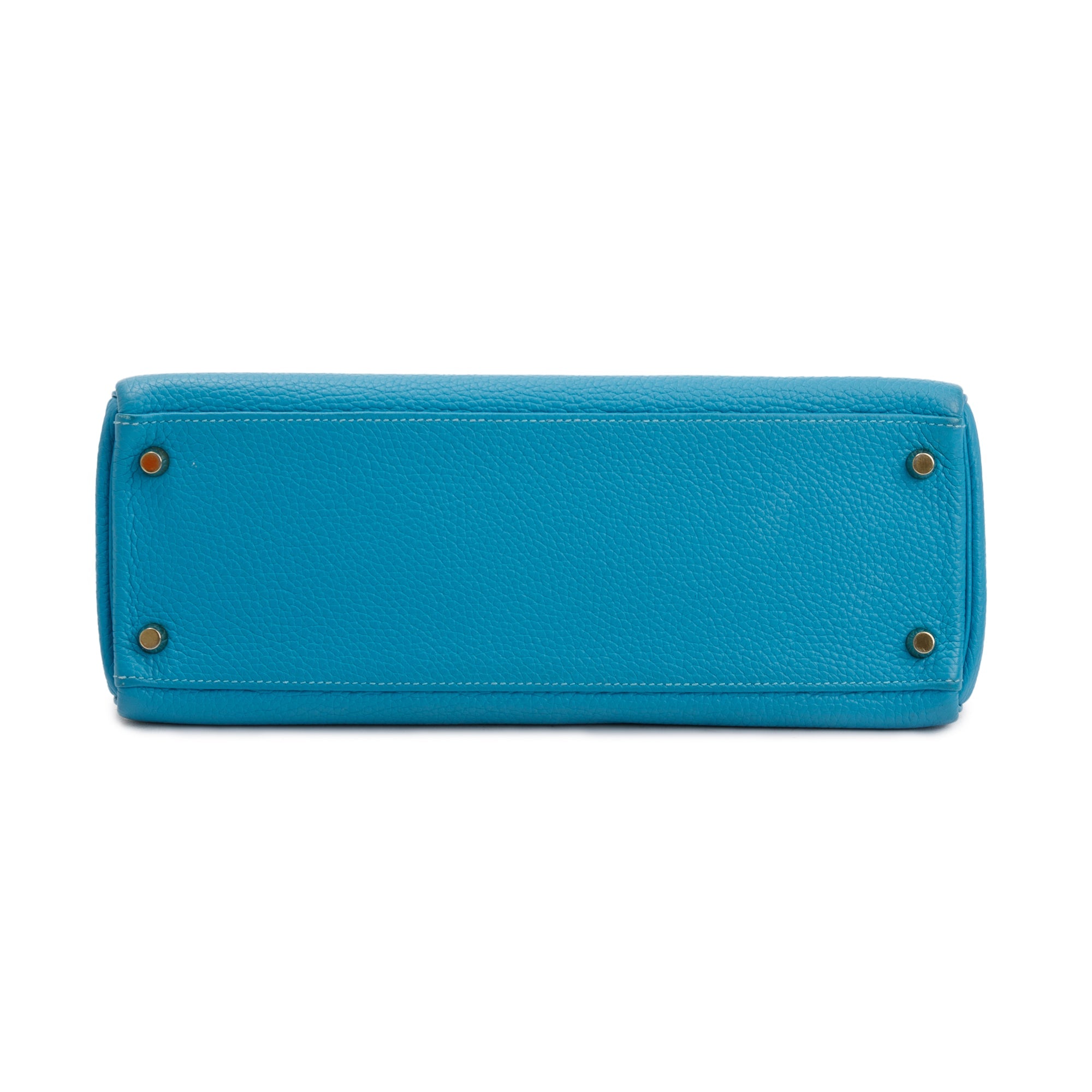 Hermes Bleu Izmir Clemence Kelly II Retourne 32 w/ Strap