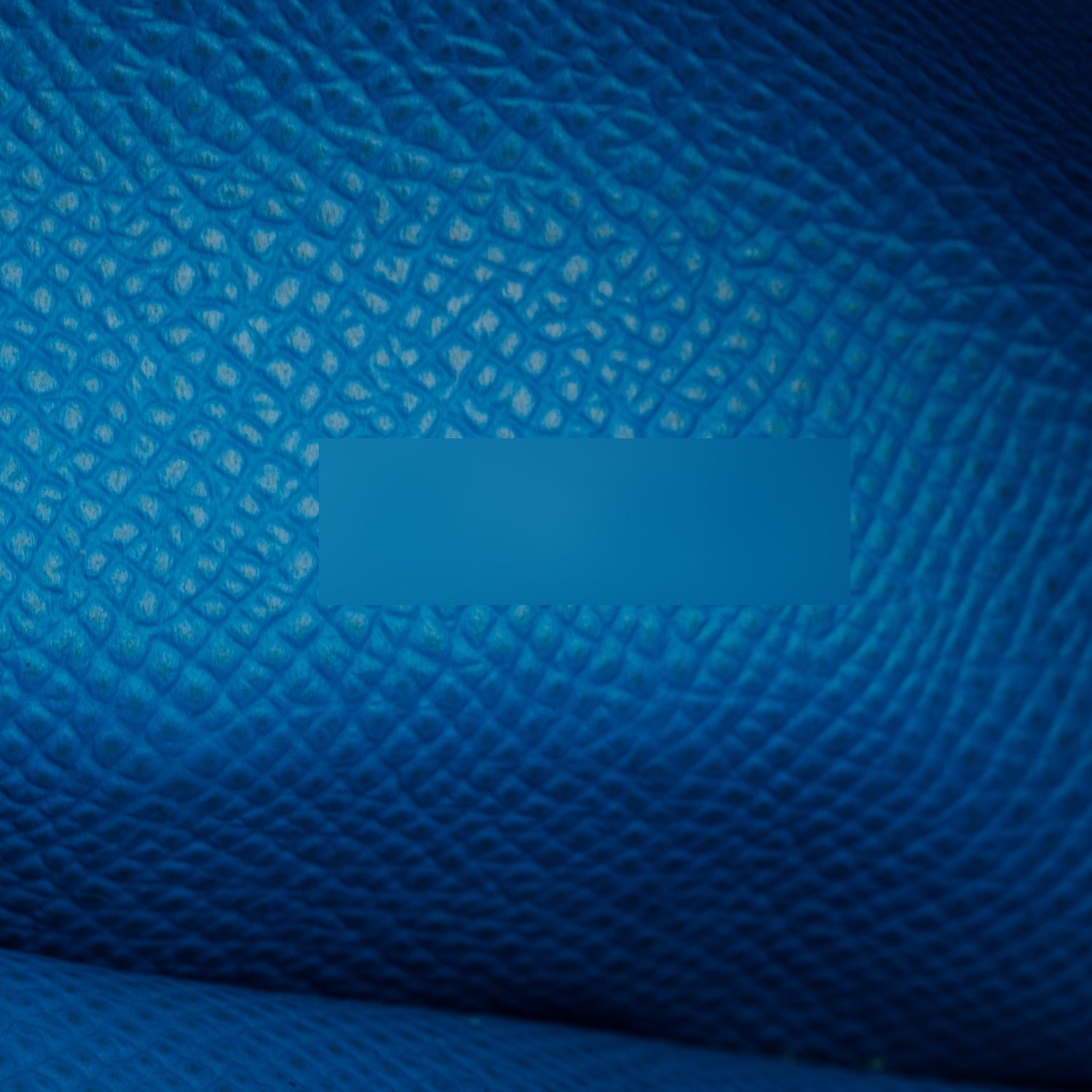 Hermes Bleu Izmir Epsom Leather Bearn Gusset Wallet w/ Box