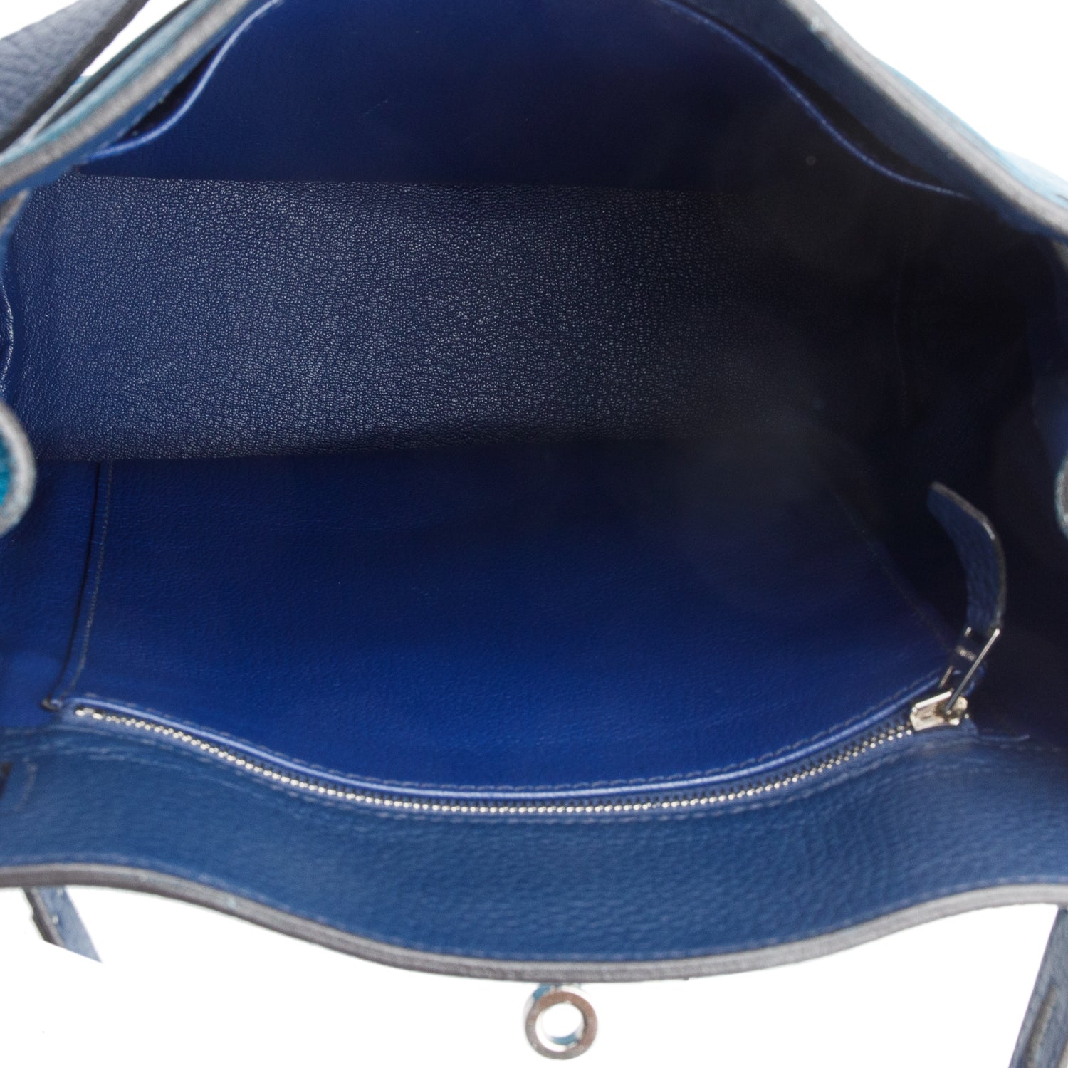 Hermes Bleu Izmir Togo Leather So Kelly 22 Bag