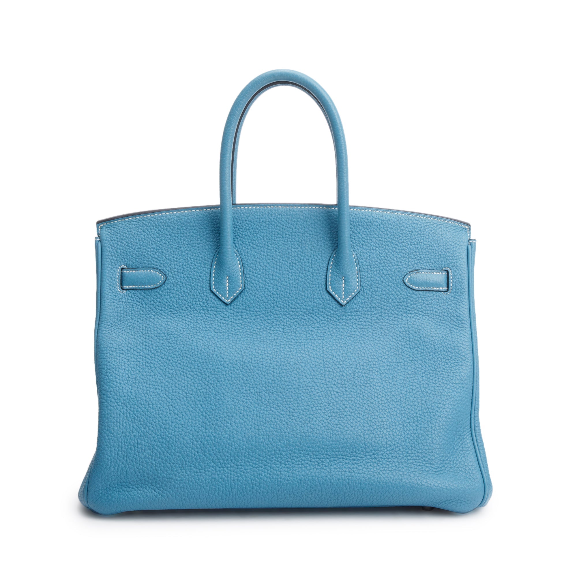Hermes Bleu Jean Togo Birkin 35