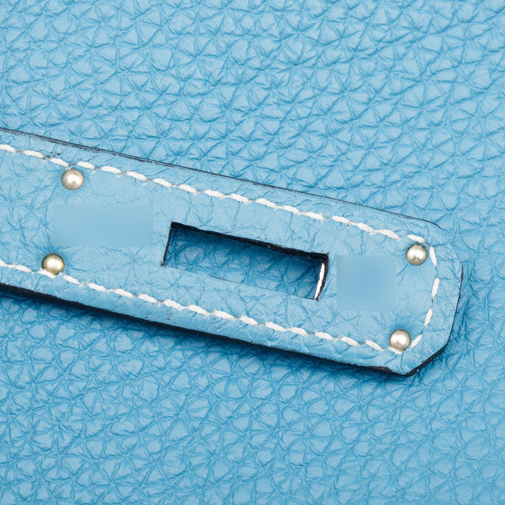 Hermes Bleu Jean Togo Birkin 35