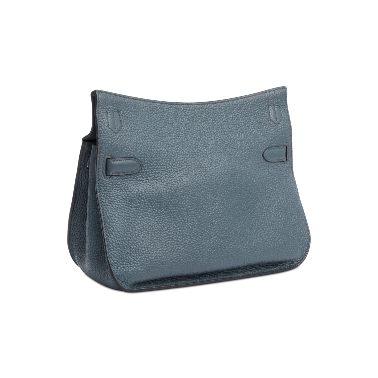 Hermes Bleu Orage Taurillon Clemence Leather Jypsiere 28