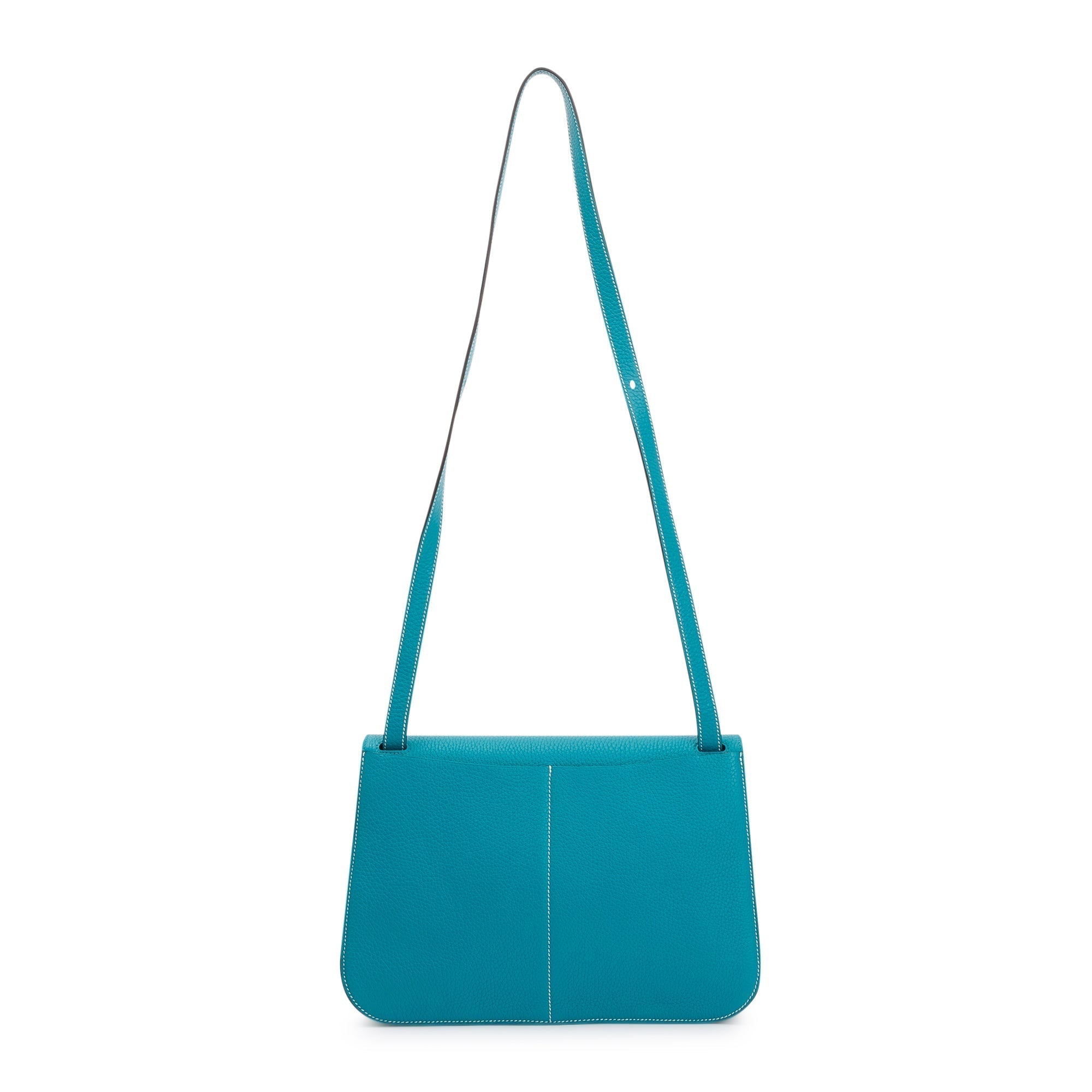 Hermes Blue Taurillon Clemence Halzan 31