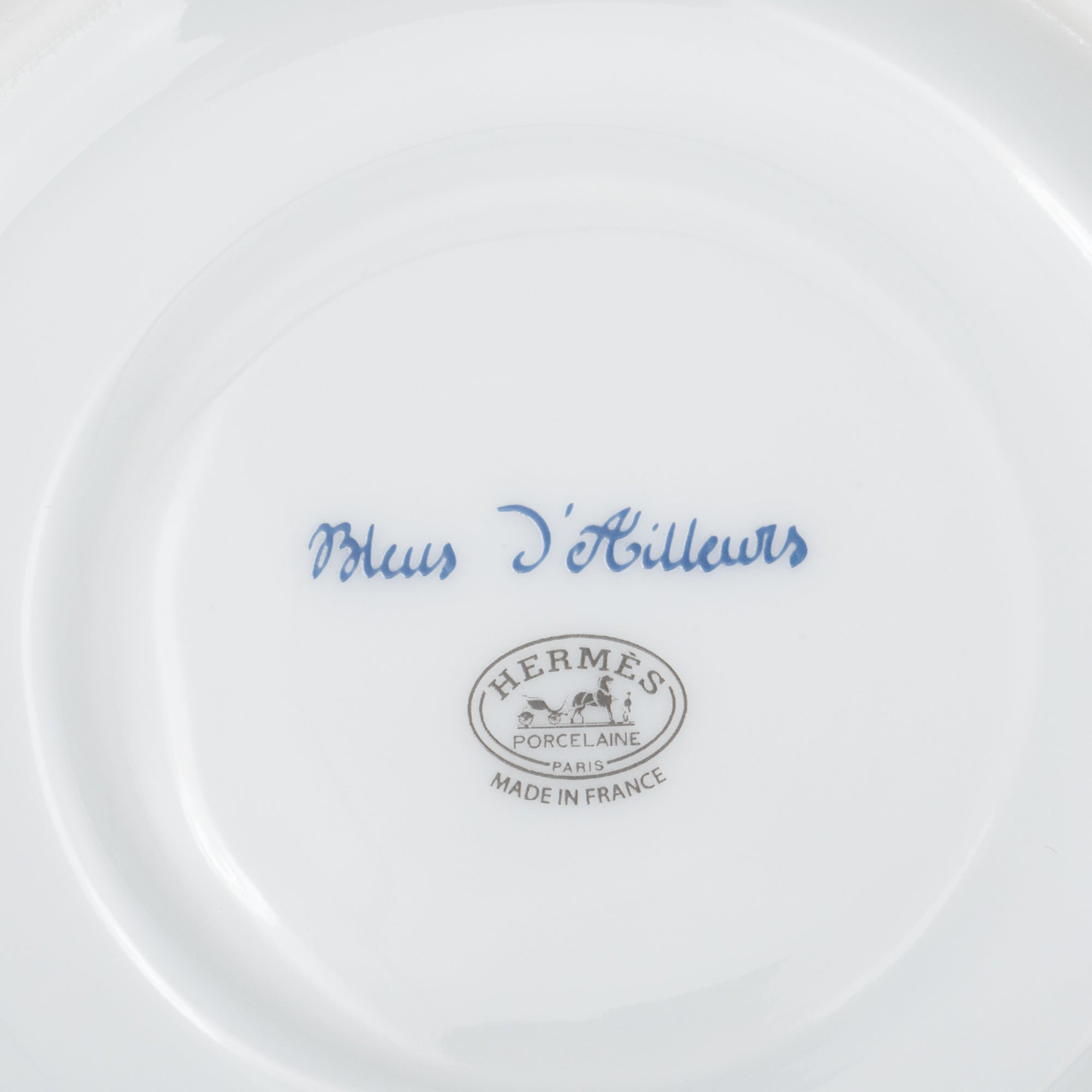 Hermes Blues D'Ailleurs Tea & Saucer, 2 Sets w/ Box