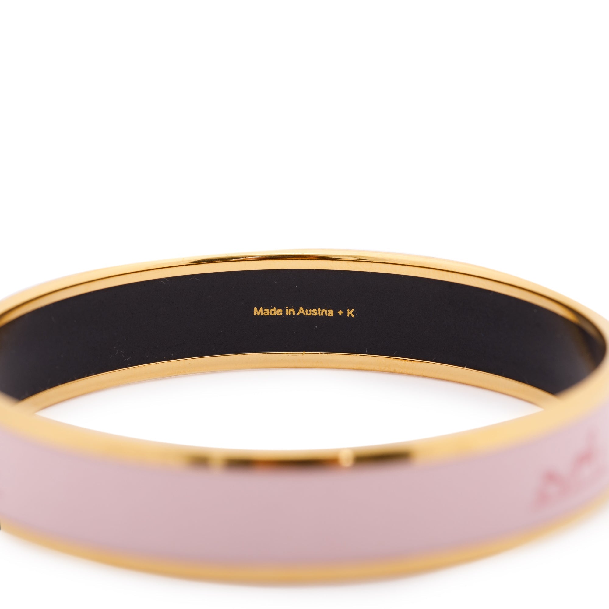 Hermes Caleche Enamel Bangle Bracelet